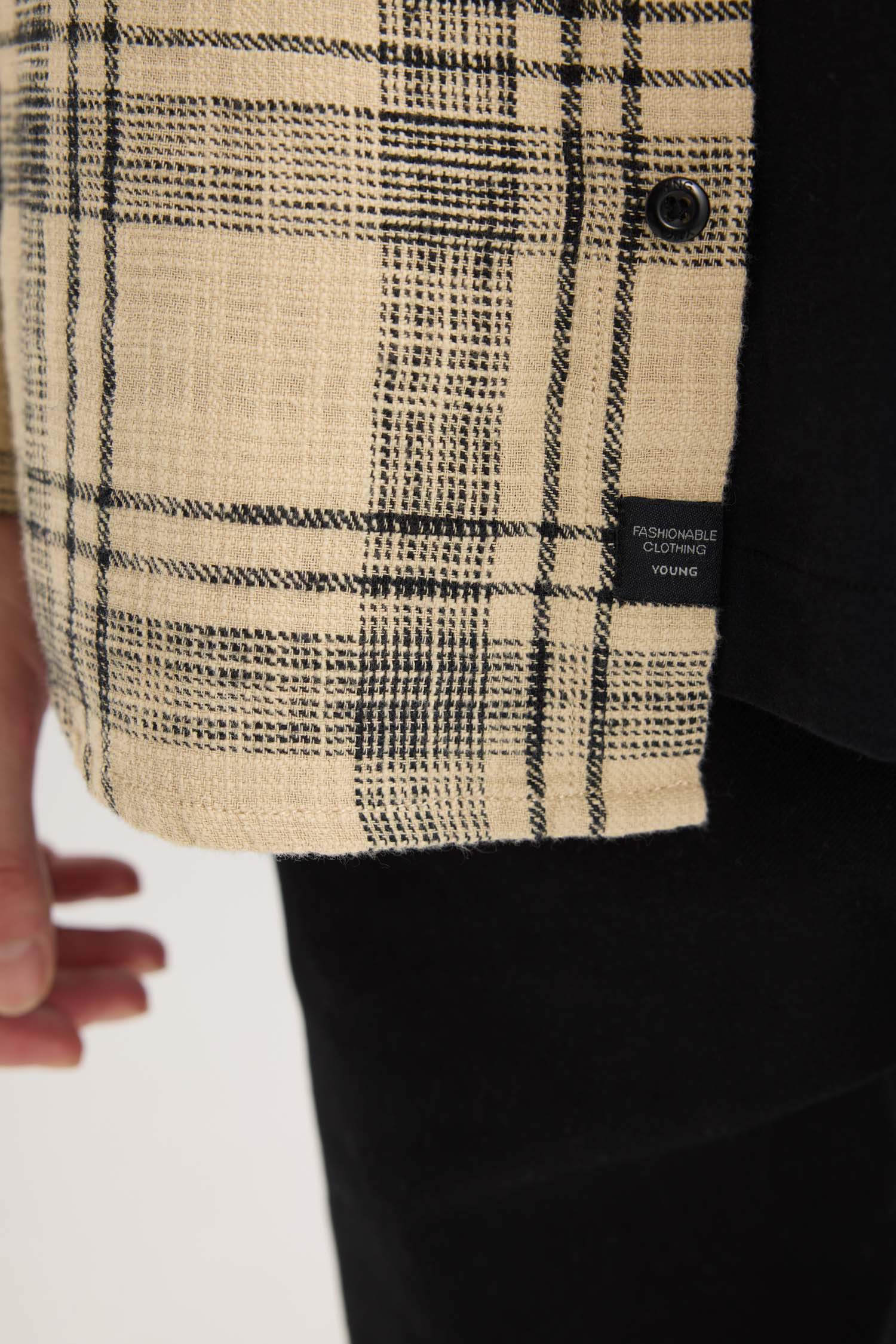 %100 Pamuk Regular Fit Kareli Oduncu Flanel Uzun Kollu Gömlek