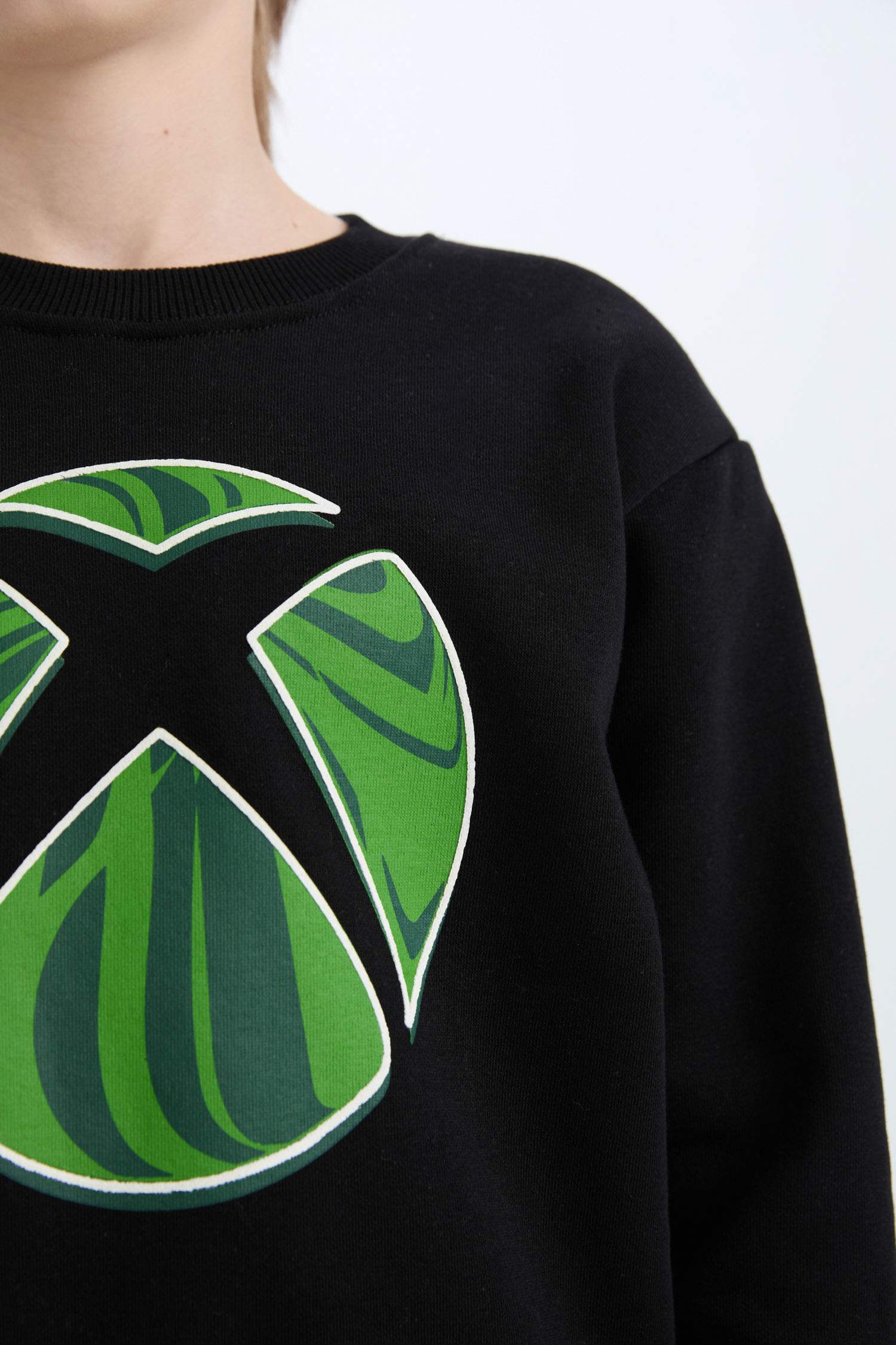 Erkek Çocuk Xbox Bisiklet Yaka Sweatshirt