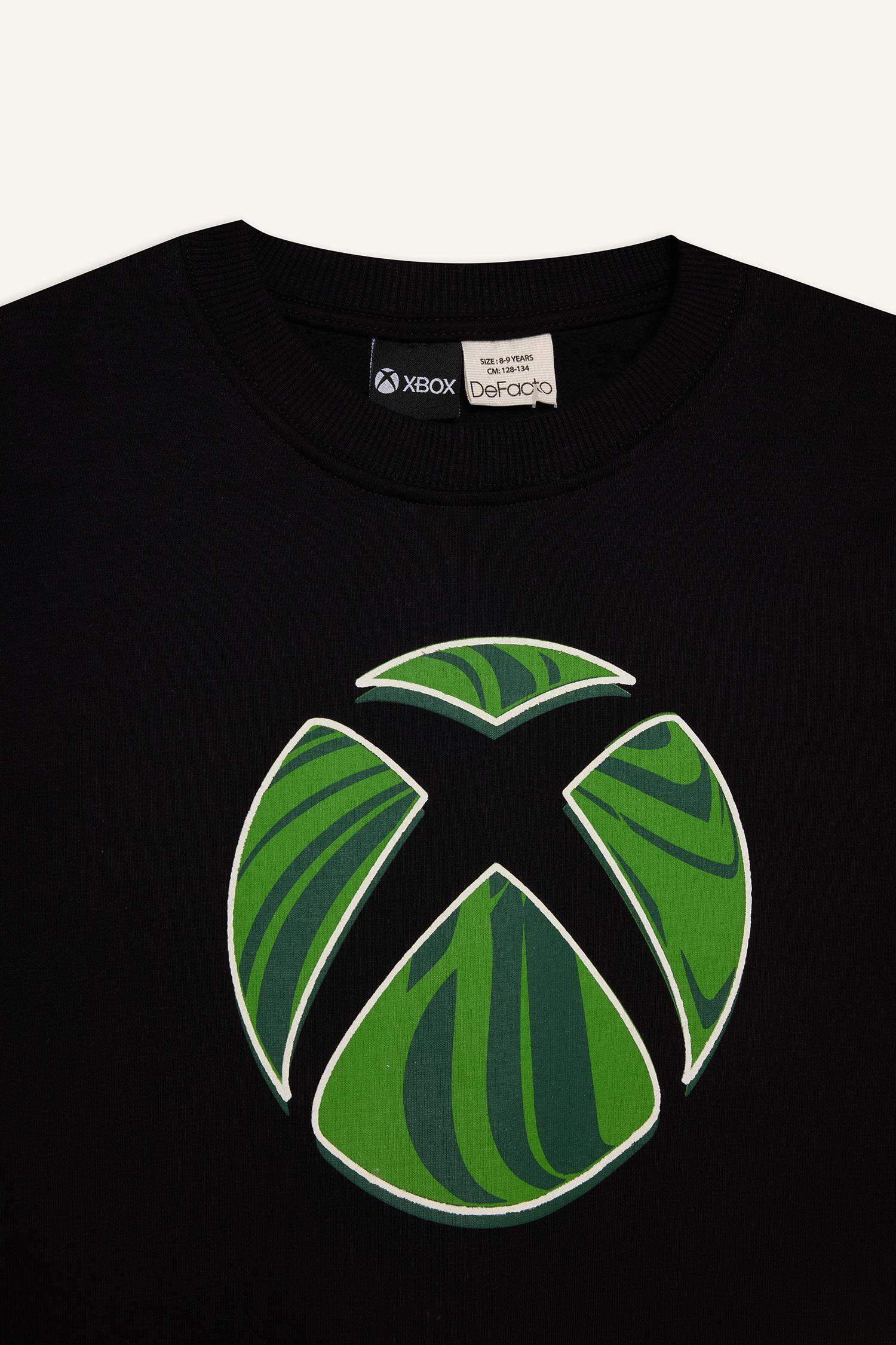 Erkek Çocuk Xbox Bisiklet Yaka Sweatshirt