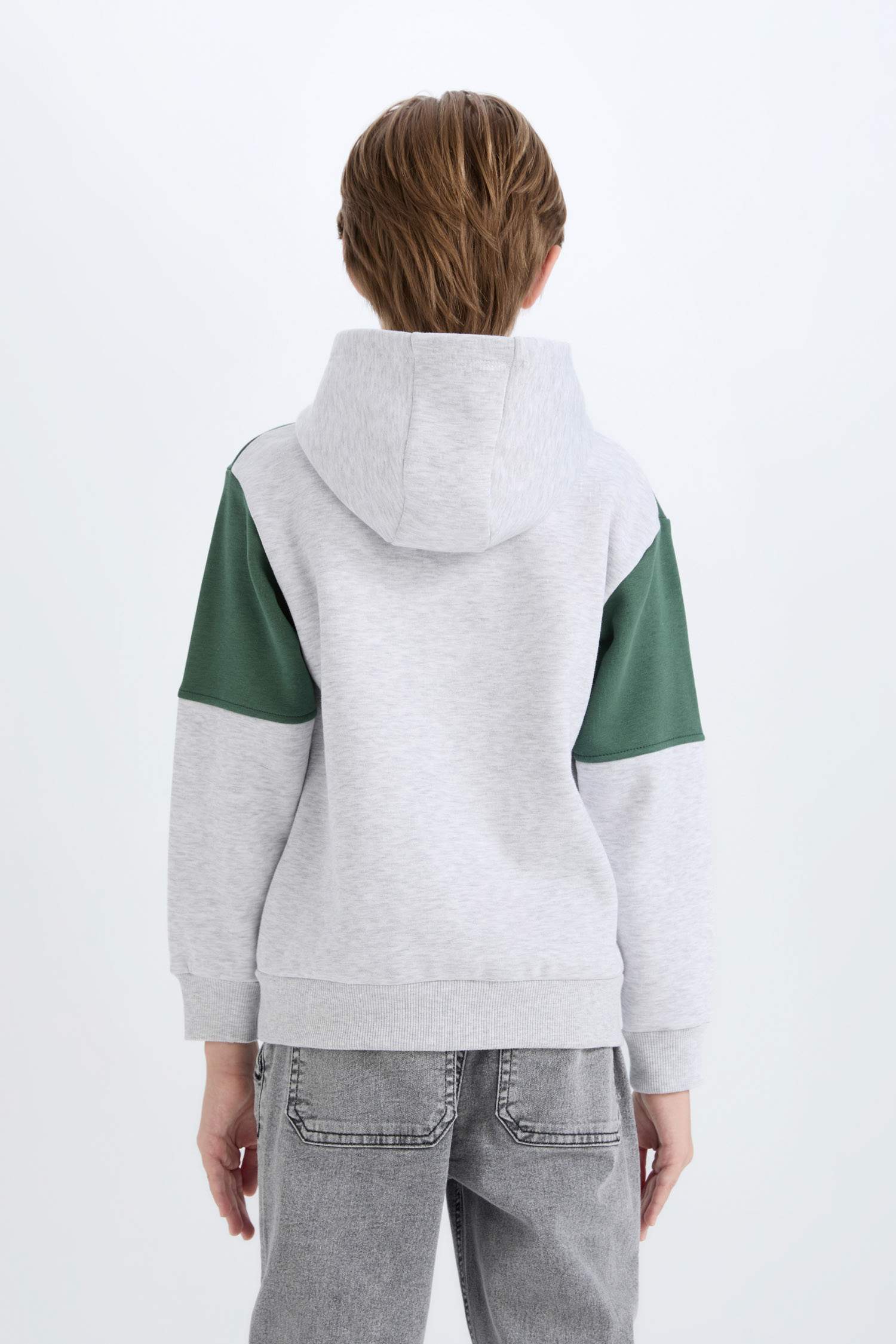 Erkek Çocuk Minecraft Kapüşonlu Sweatshirt