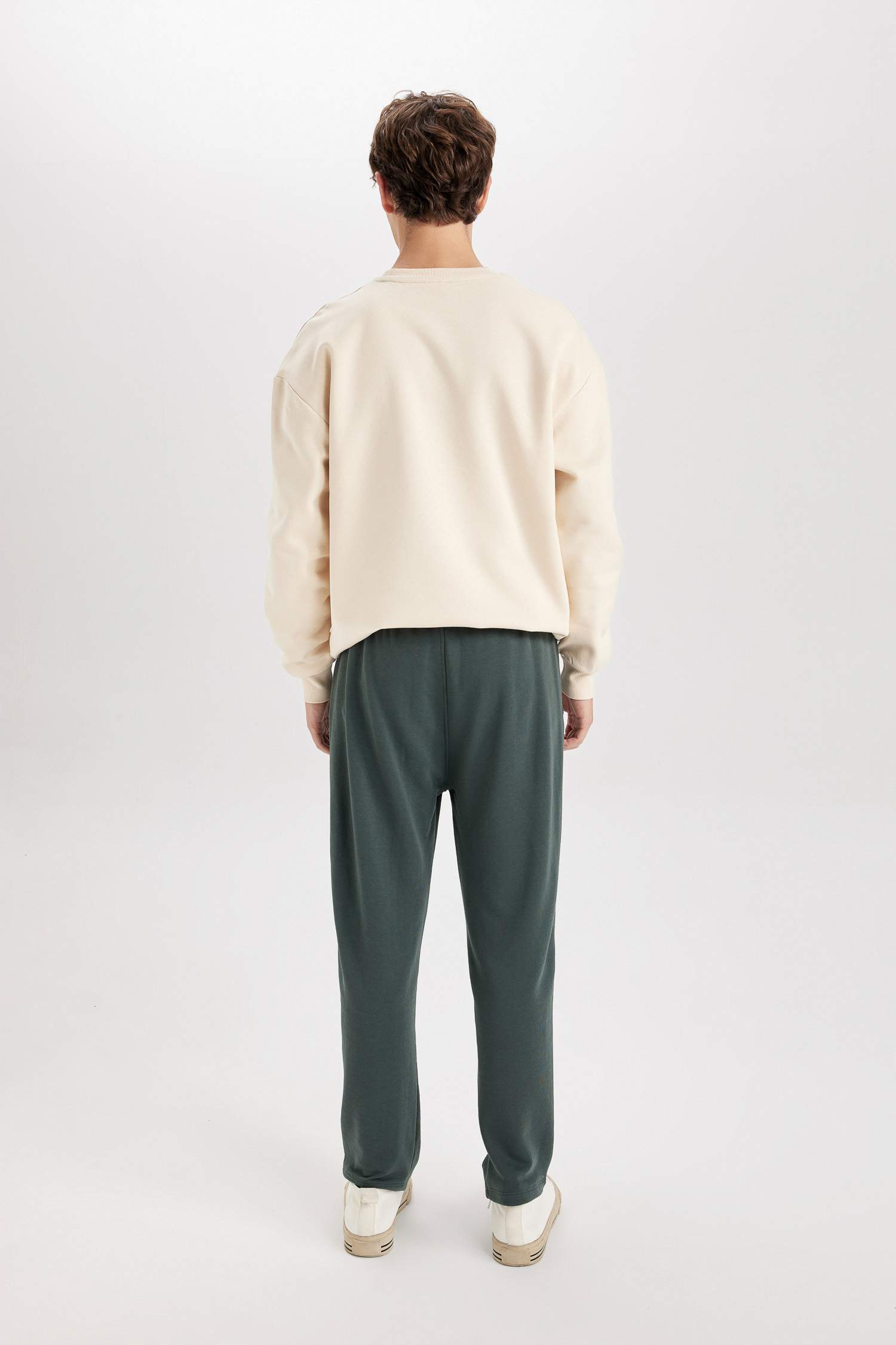 Regular Fit Eşofman Altı Pamuklu Düz Paça