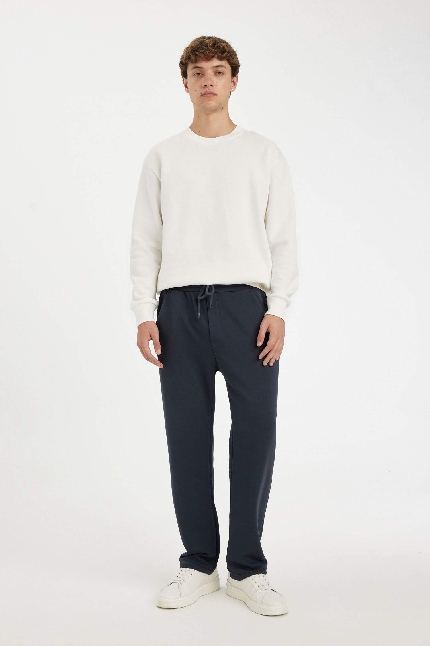 Regular Fit Eşofman Altı Pamuklu Düz Paça 