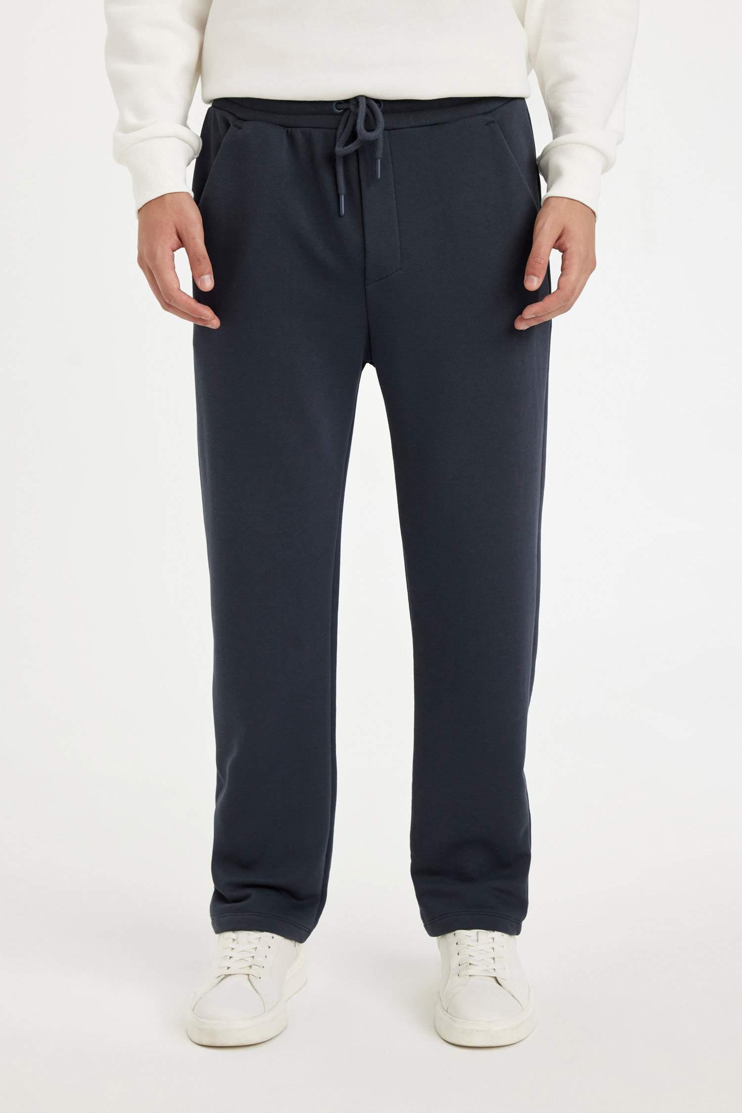 Regular Fit Eşofman Altı Pamuklu Düz Paça 