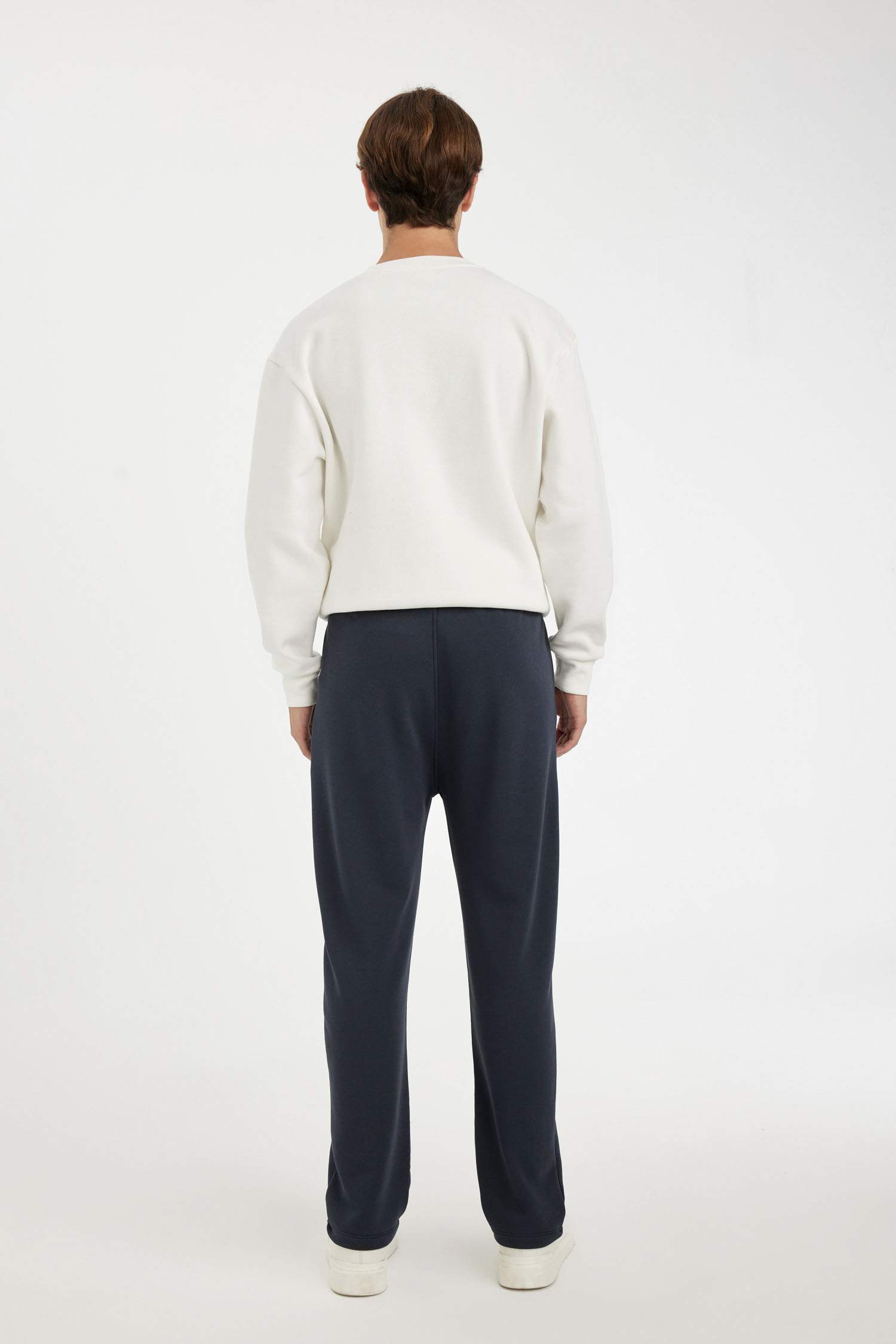 Regular Fit Eşofman Altı Pamuklu Düz Paça 