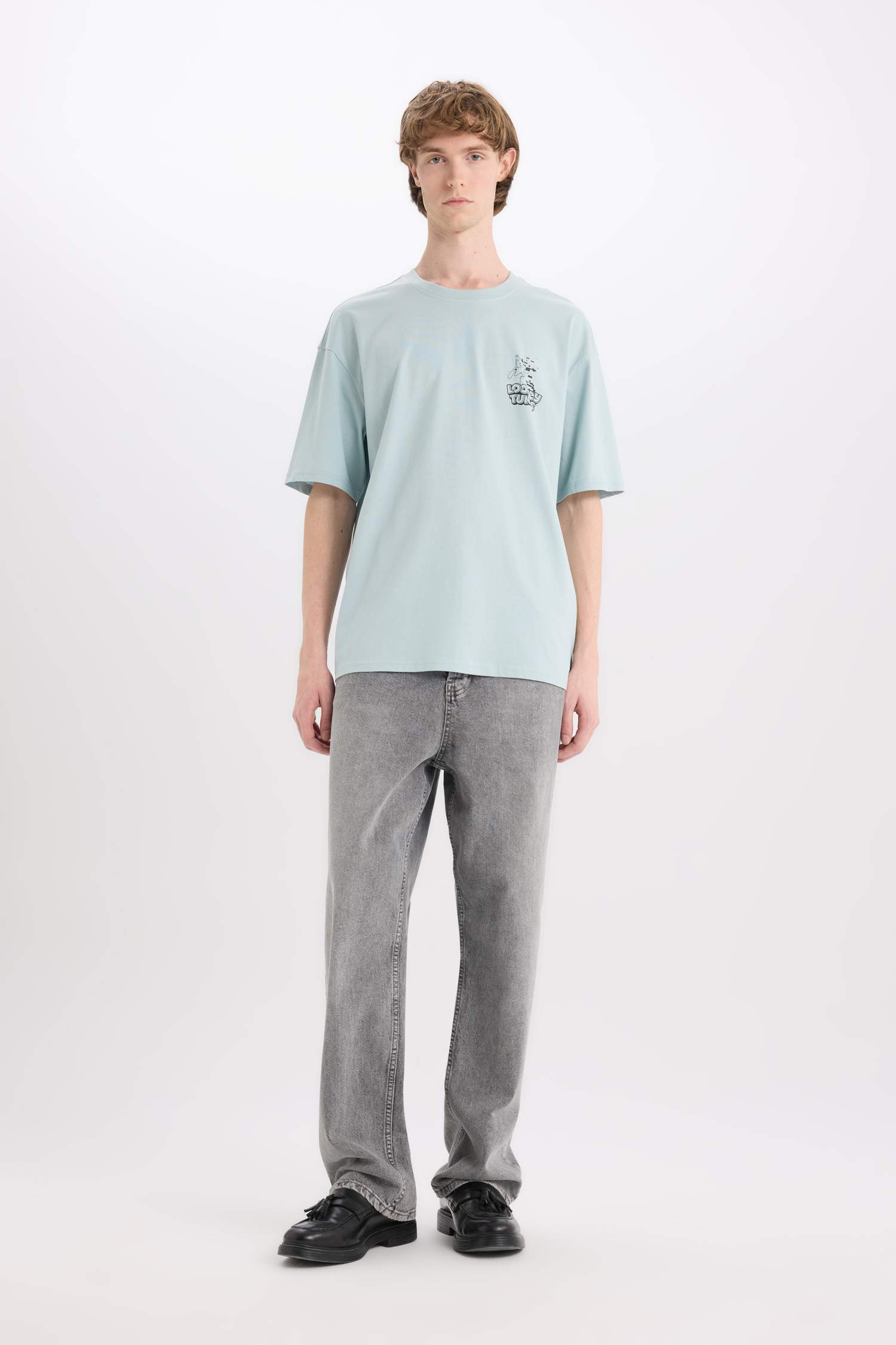 Cotton Looney Tunes Boxy Fit Printed T-Shirt