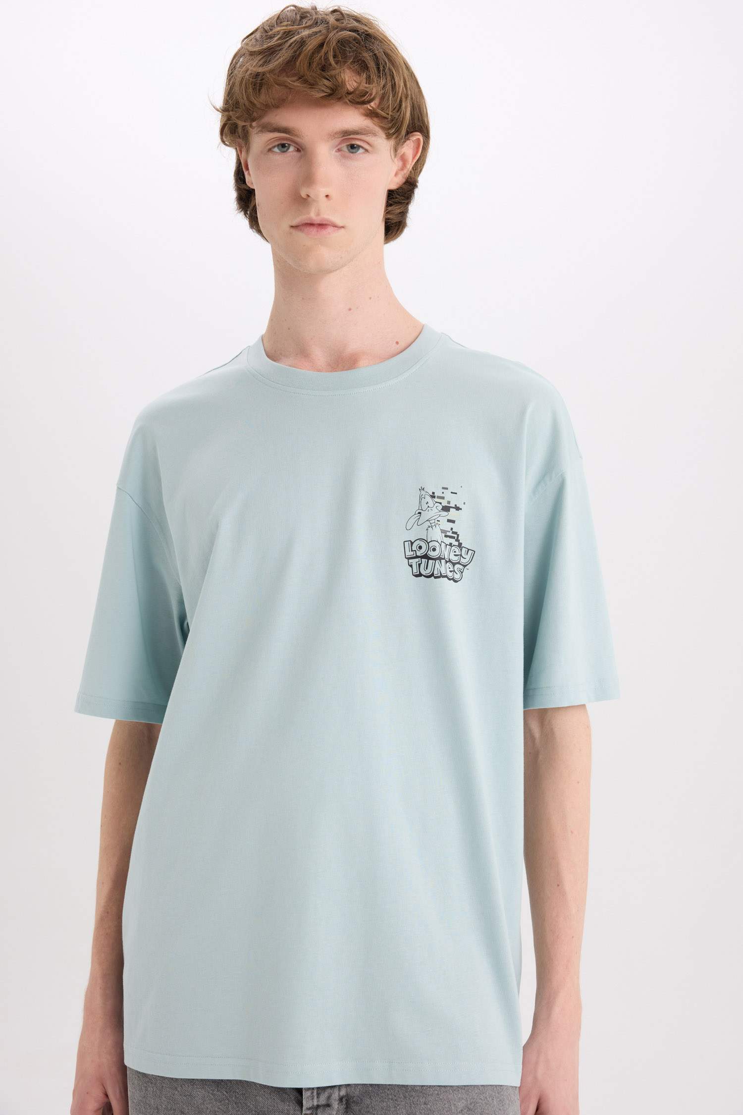 Cotton Looney Tunes Boxy Fit Printed T-Shirt