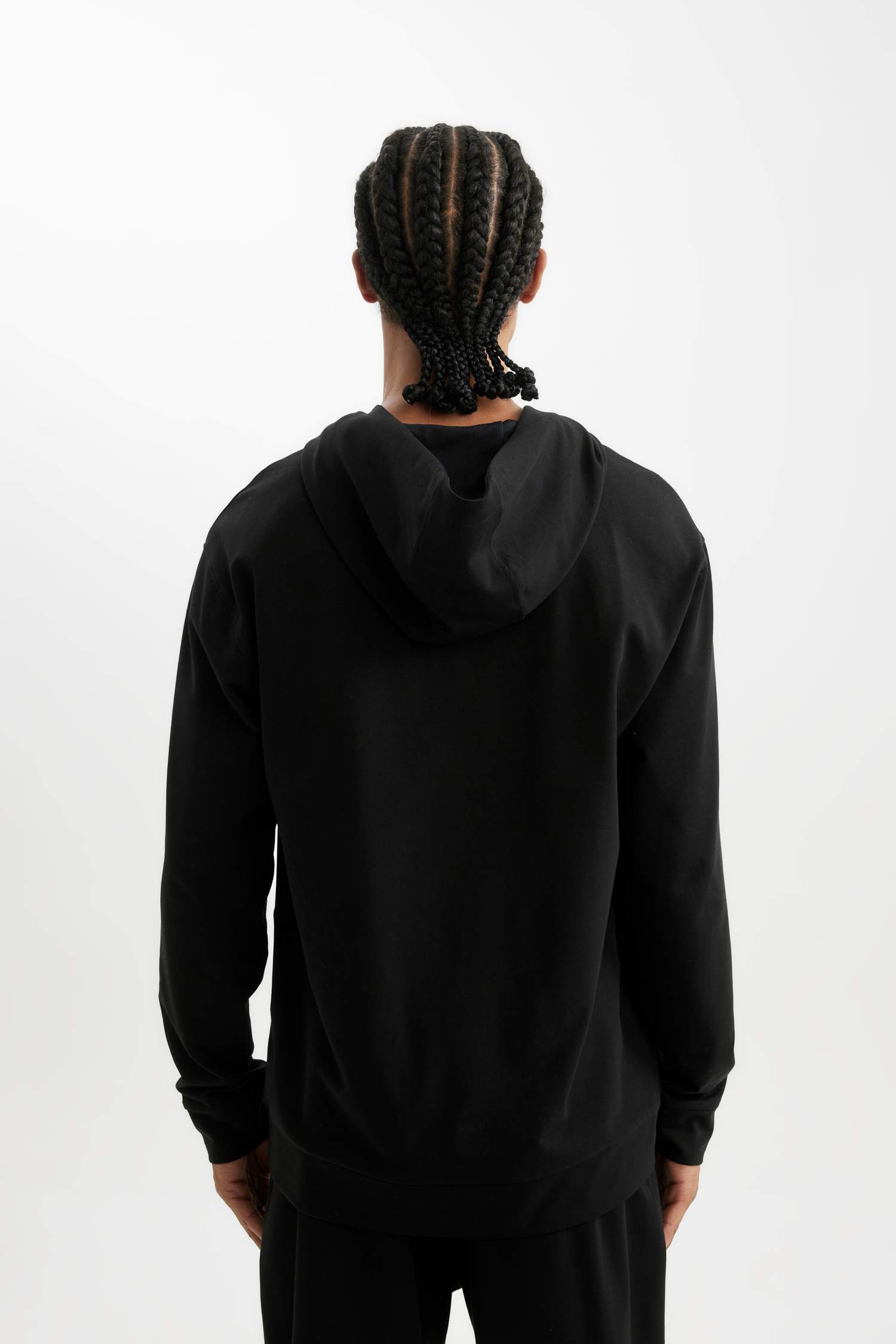 Standart Fit Kapüşonlu Baskılı Sporcu Sweatshirt