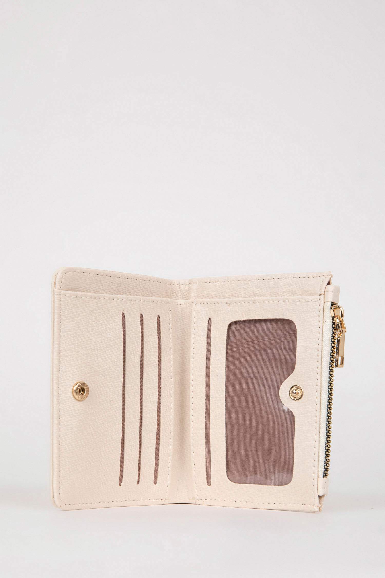 Kadın Toka Detaylı Suni Deri Cüzdan