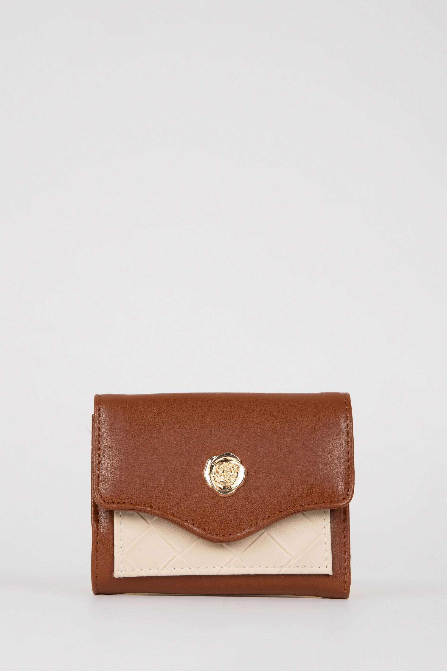 Kadın Kapitone Desenli Suni Deri Cüzdan