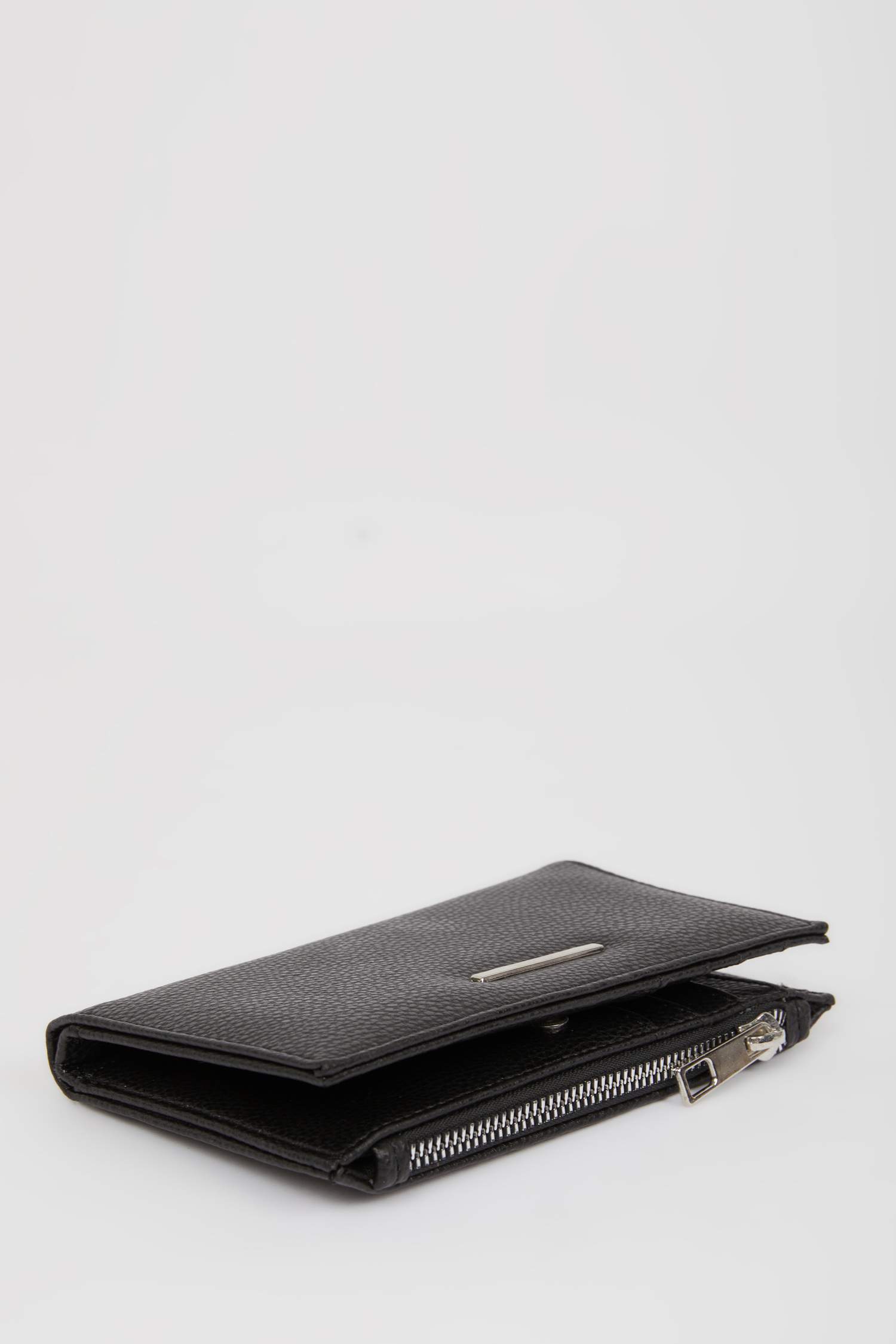 Kadın Fermuarlı Suni Deri Cüzdan