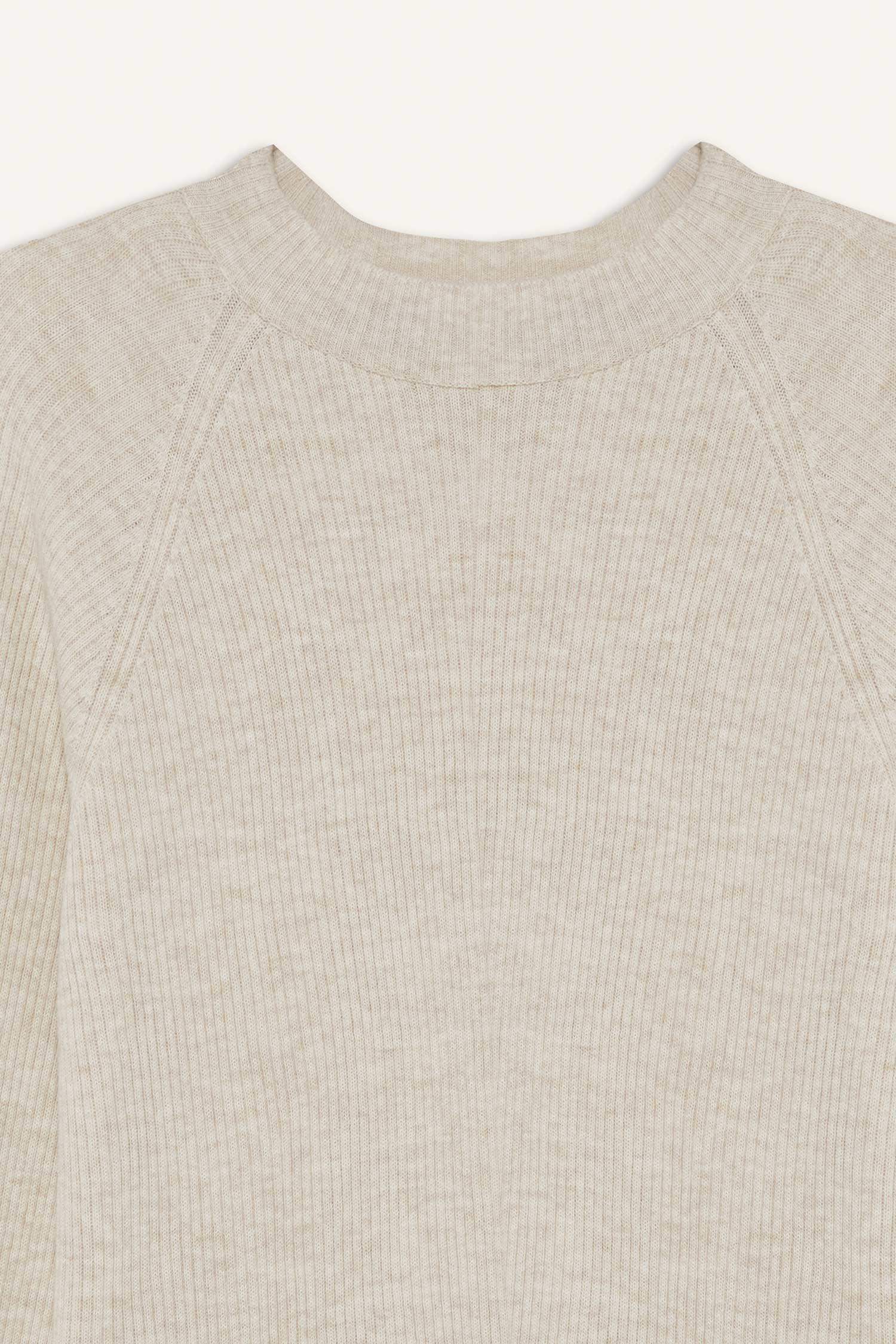 Regular Fit Bisiklet Yaka Basic Düz Triko Kazak