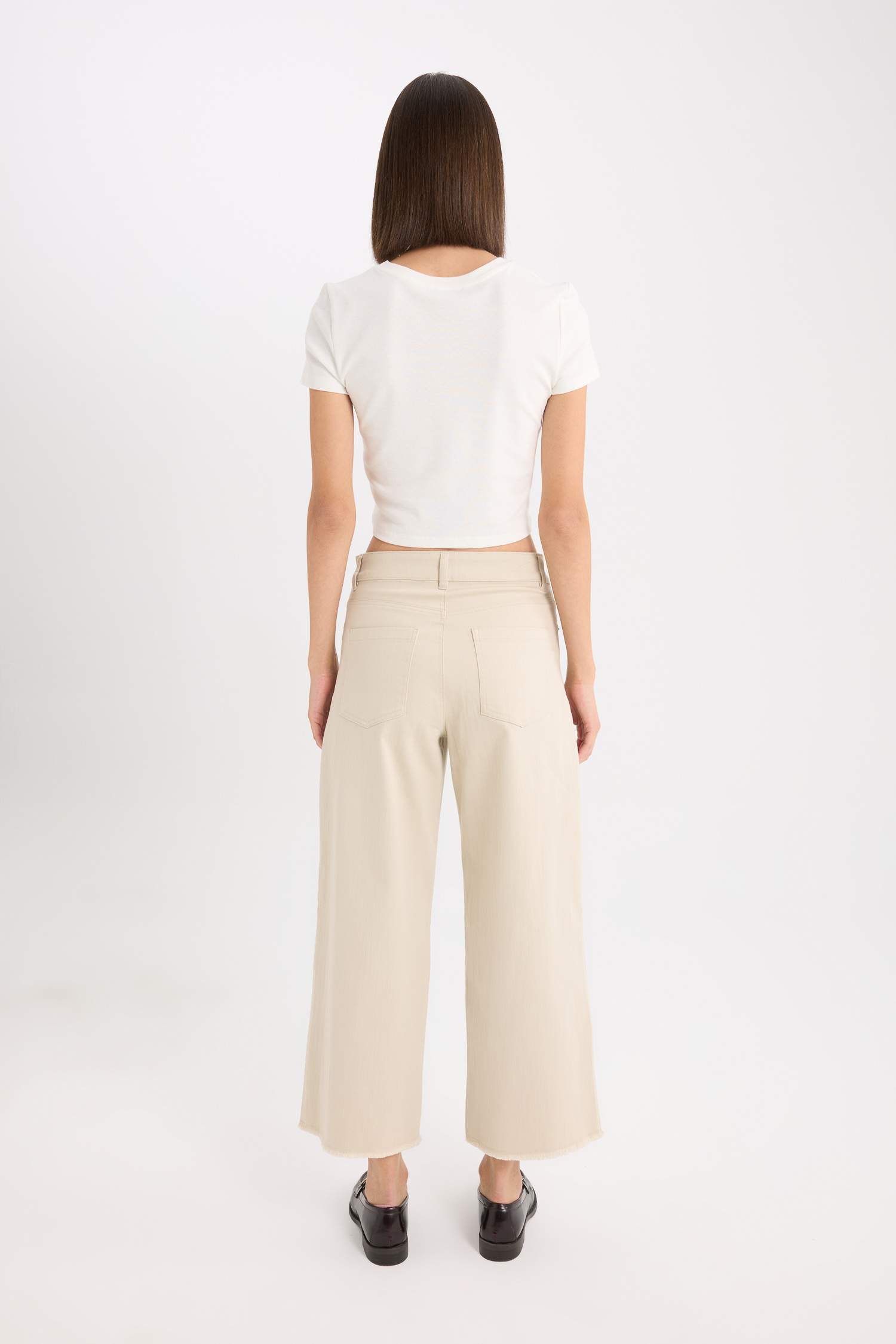 سروال جبردين كولوت فيت وايد ليج