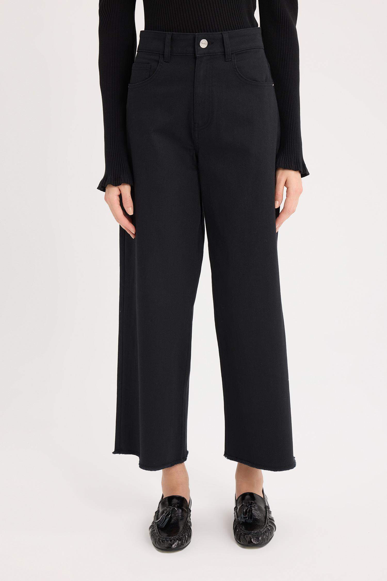 سروال جبردين كولوت فيت وايد ليج