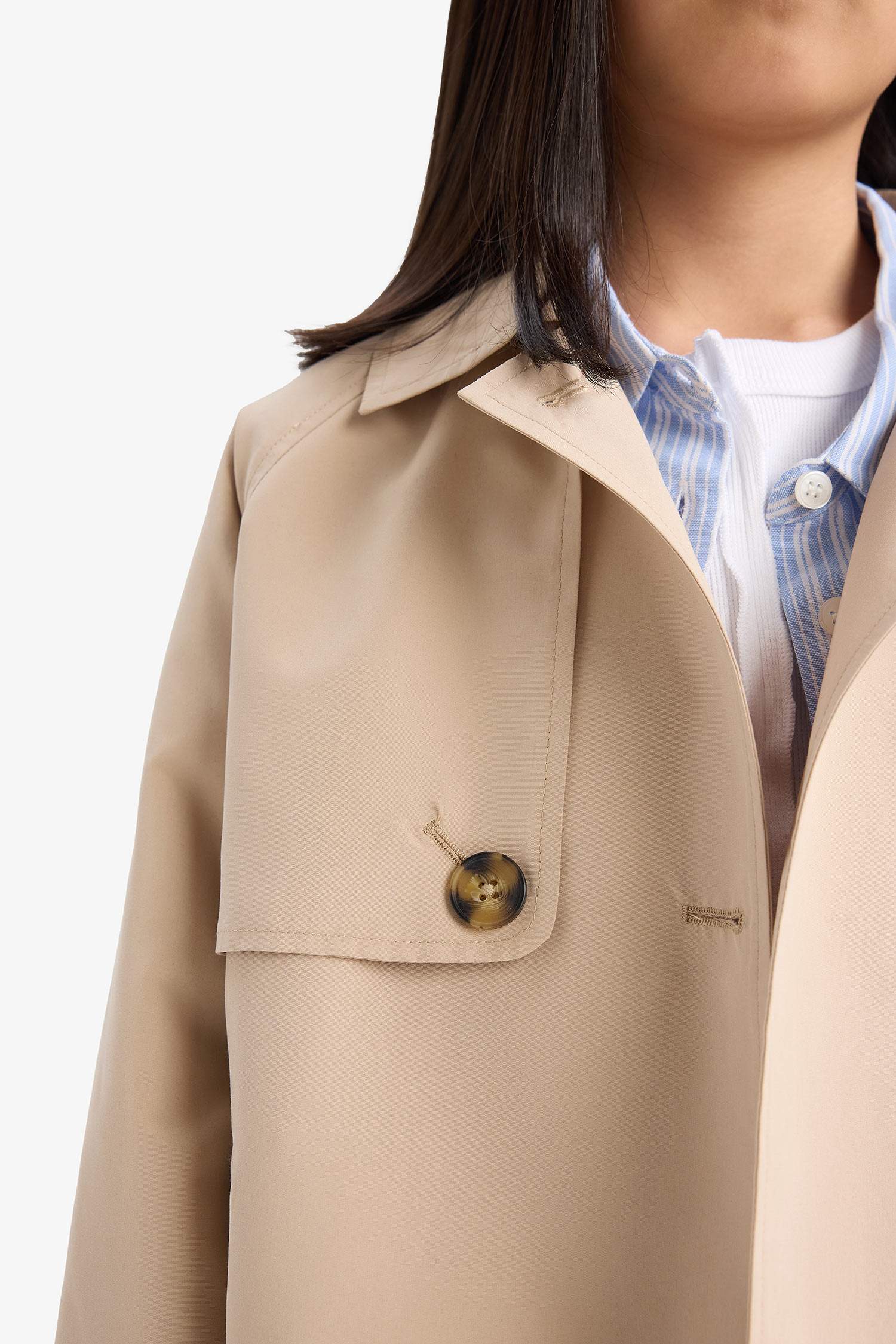 Девочка, регулярный покрой, тренчкот