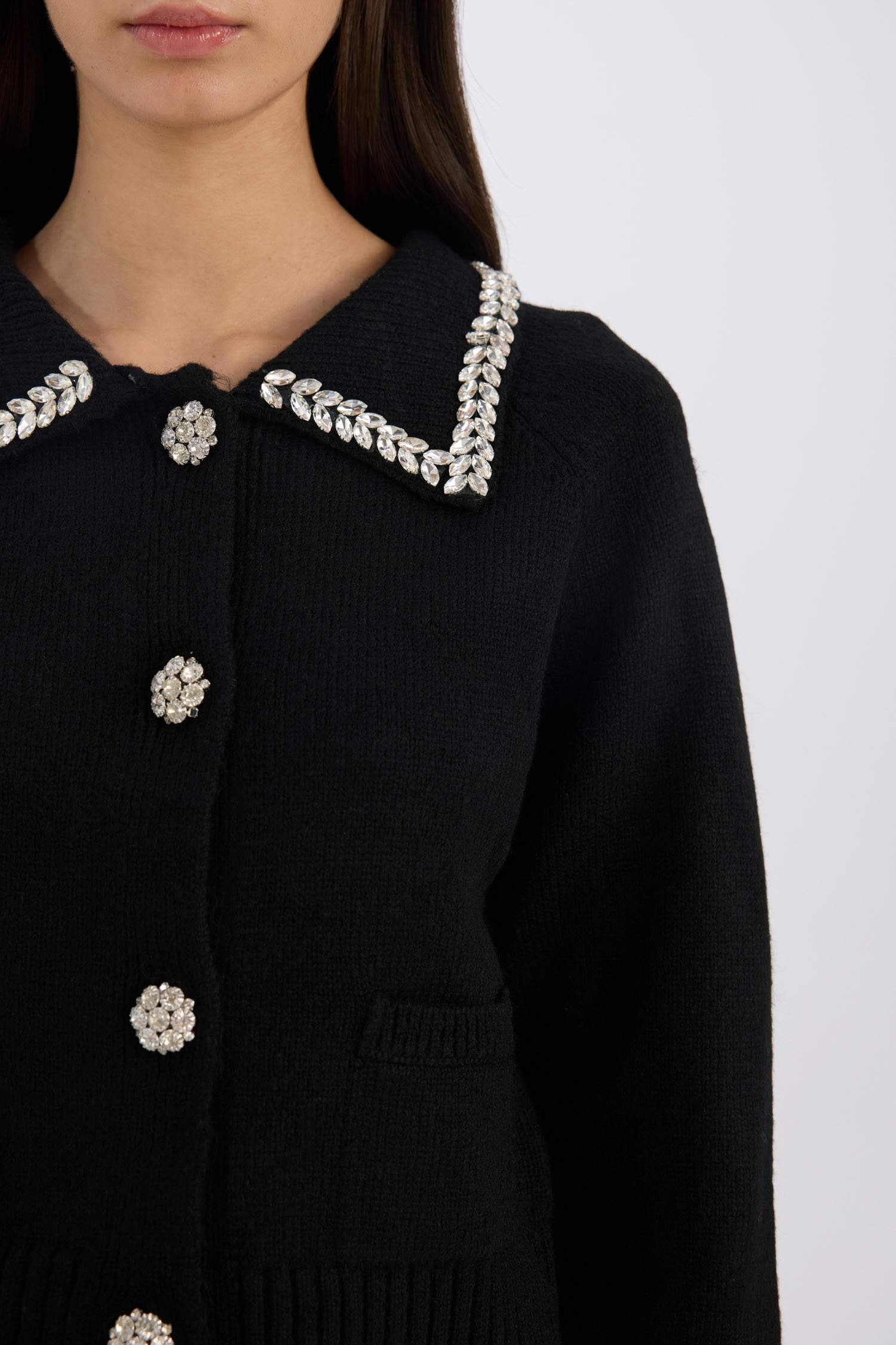 Regular Fit Gömlek Yaka Düğmeli Triko Hırka