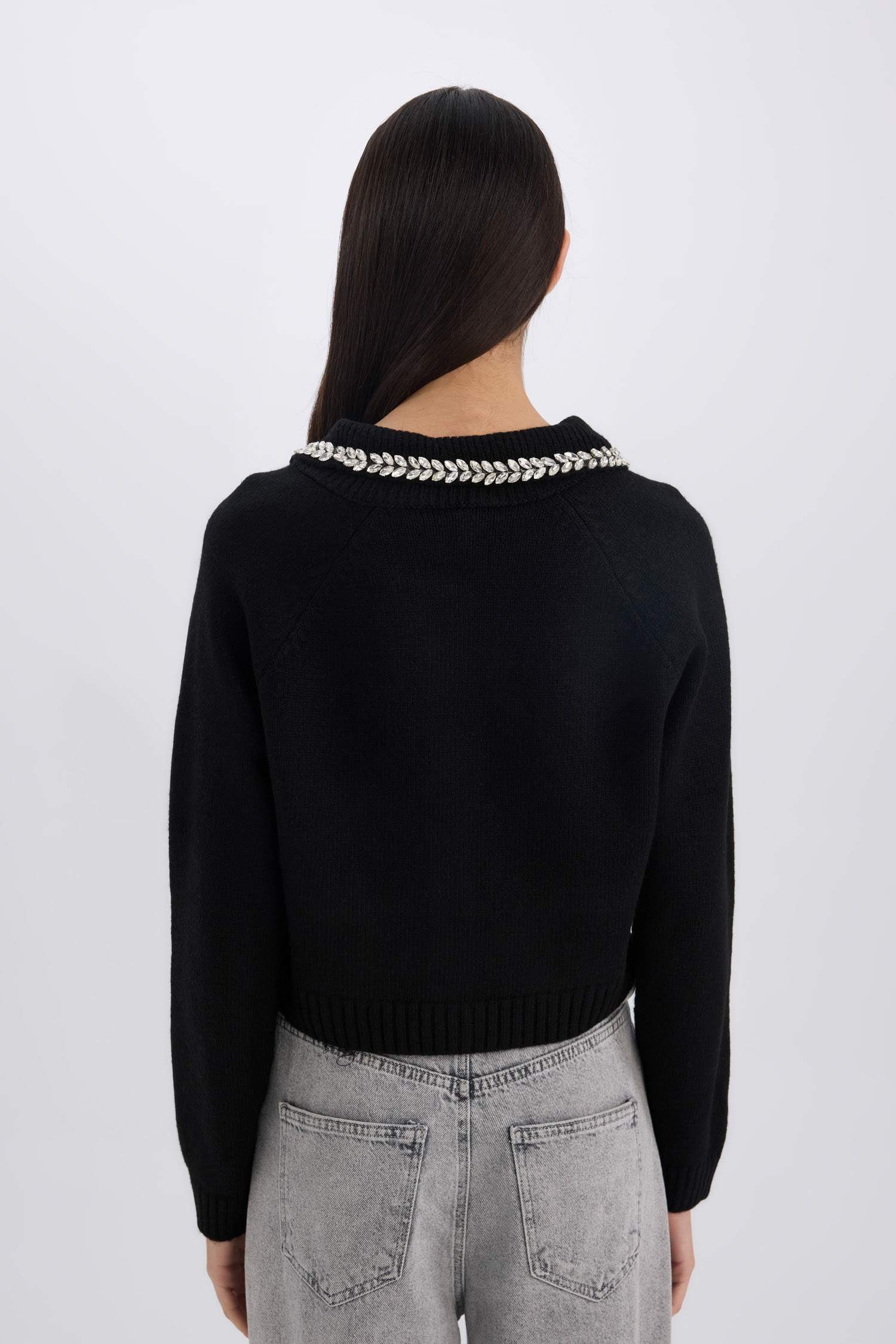 Regular Fit Gömlek Yaka Düğmeli Triko Hırka