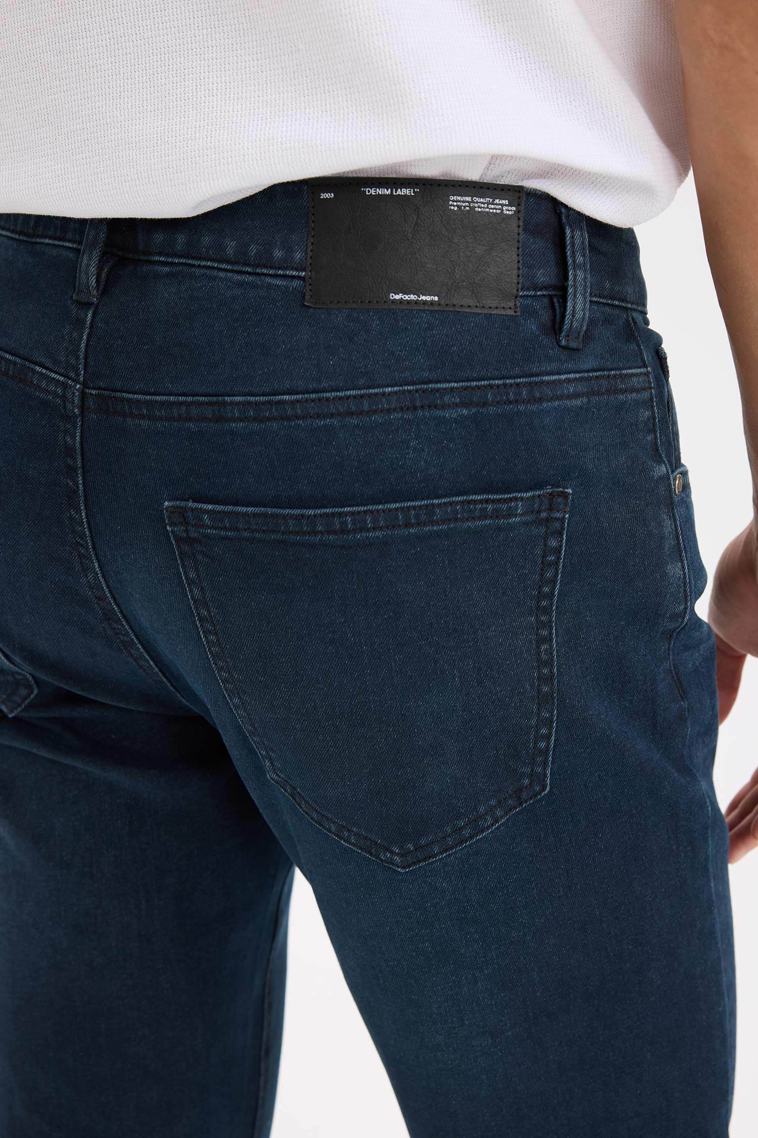 серджио - қалыпты пішім деним тұрақты етек Шалбар