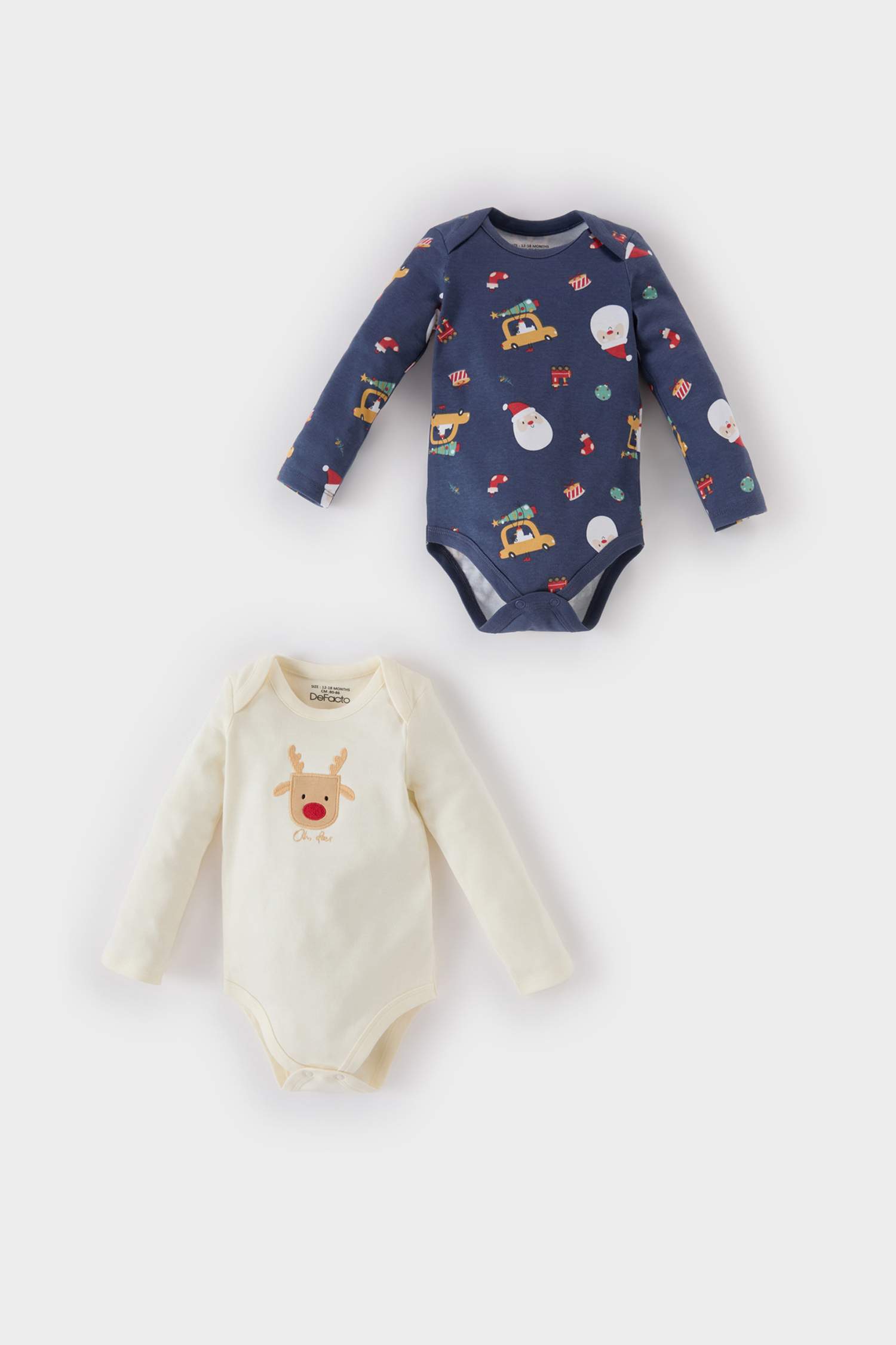 Baby Boy 2 piece Long Sleeve Long Sleeve Snap Body