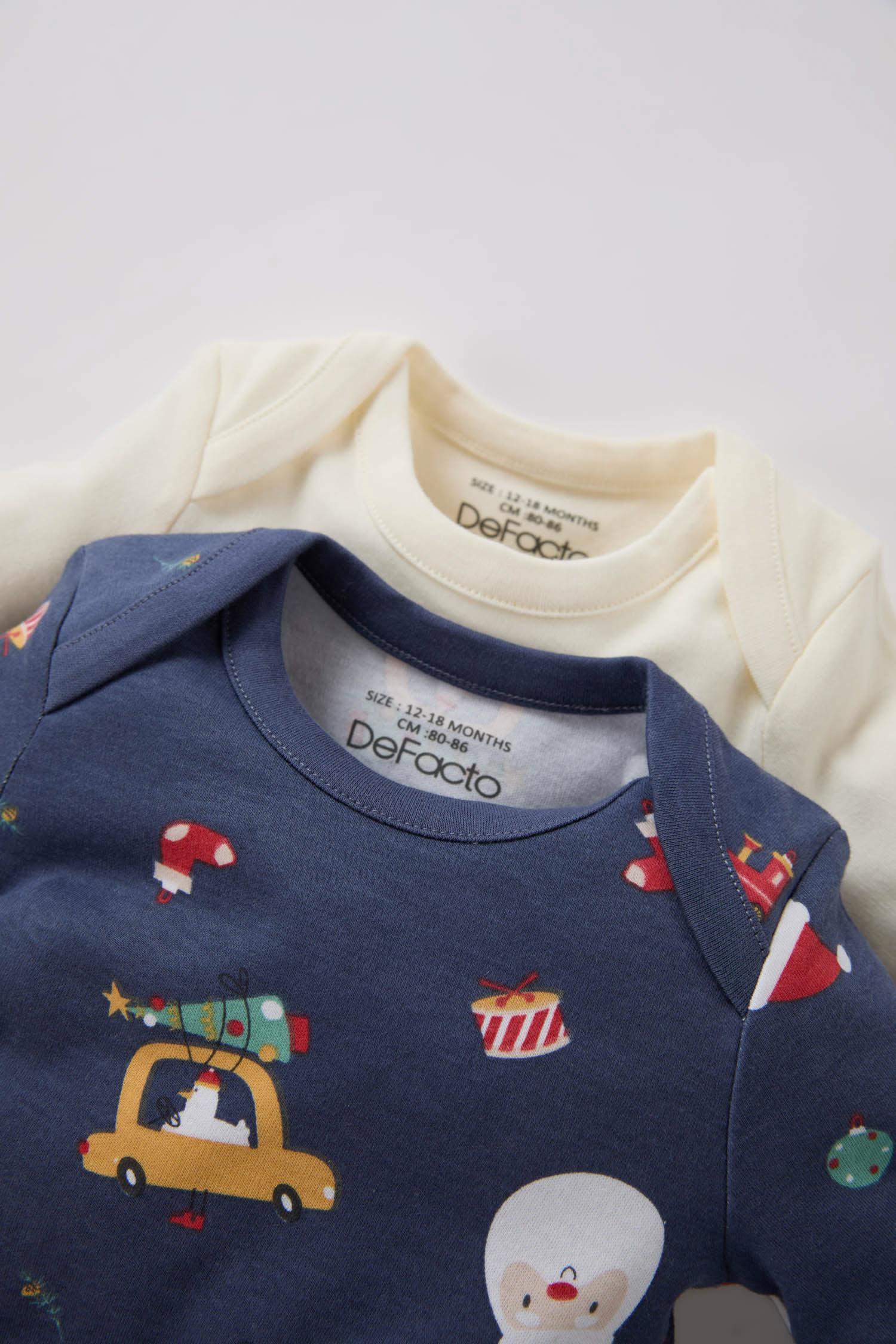 Baby Boy 2 piece Long Sleeve Long Sleeve Snap Body