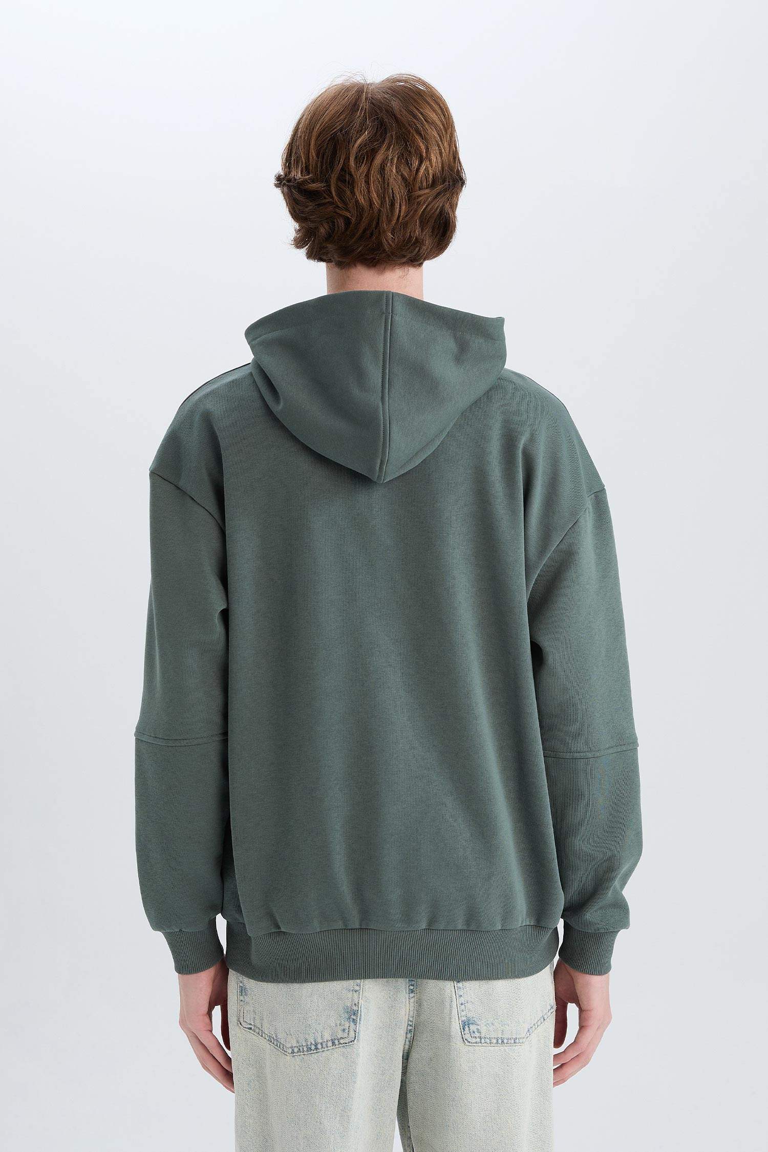 سويت شيرت اوفر سايز بغطاء للرأس