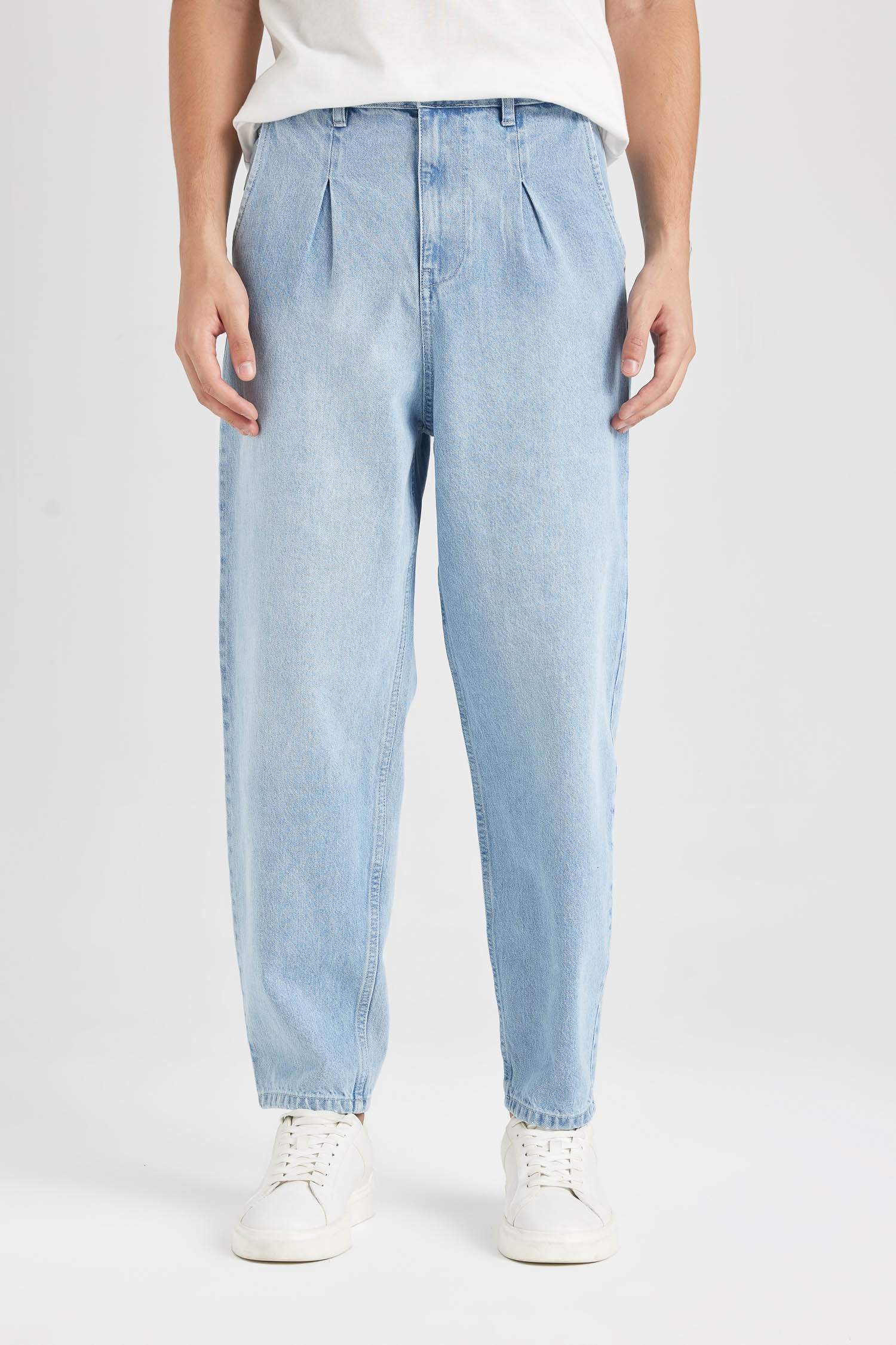 Джинсы с широкими брючинами Balloon Fit