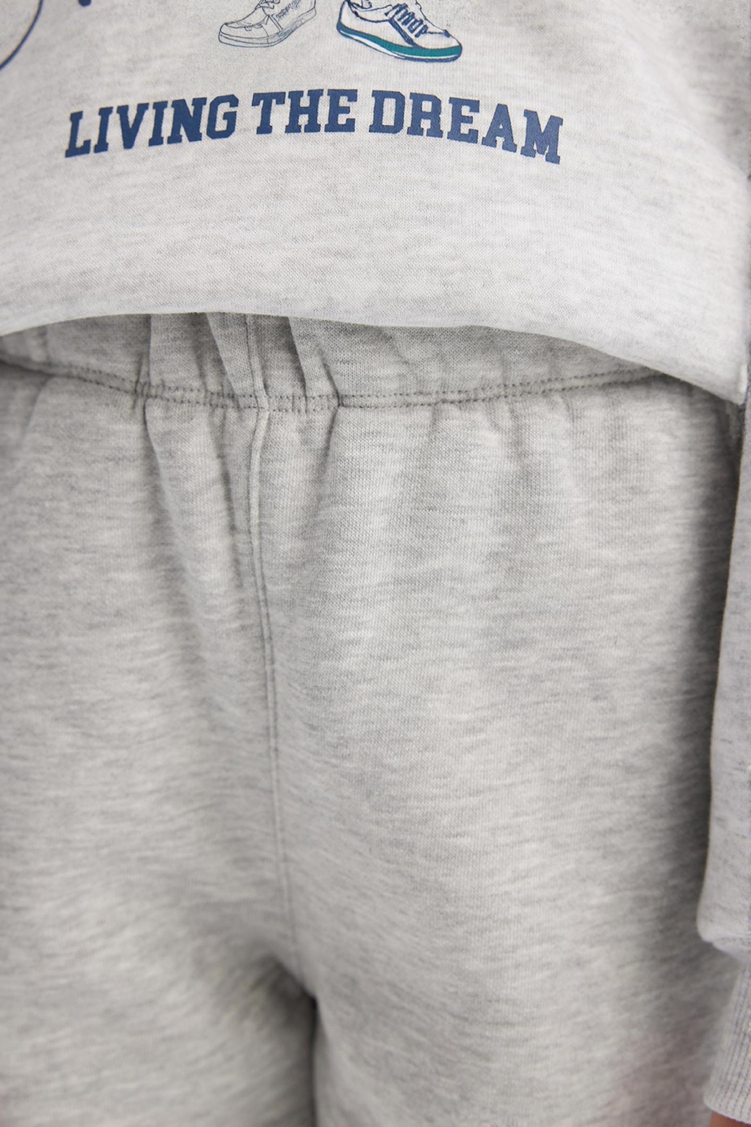 بنطلون بجامة رياضي بناتي ثقيل برجل مطاطي