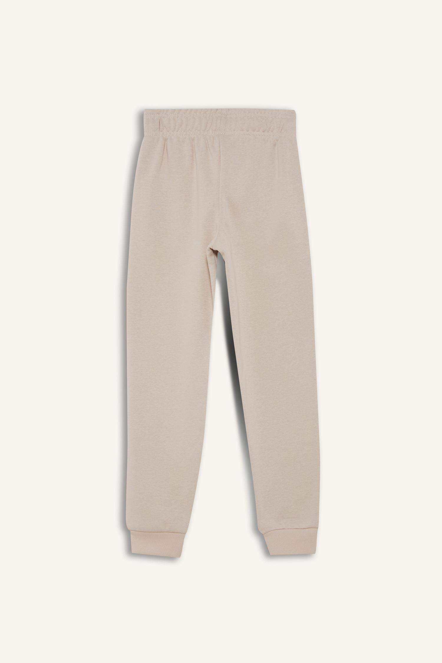 بنطلون بجامة رياضي بناتي جوجر برجل مطاطي