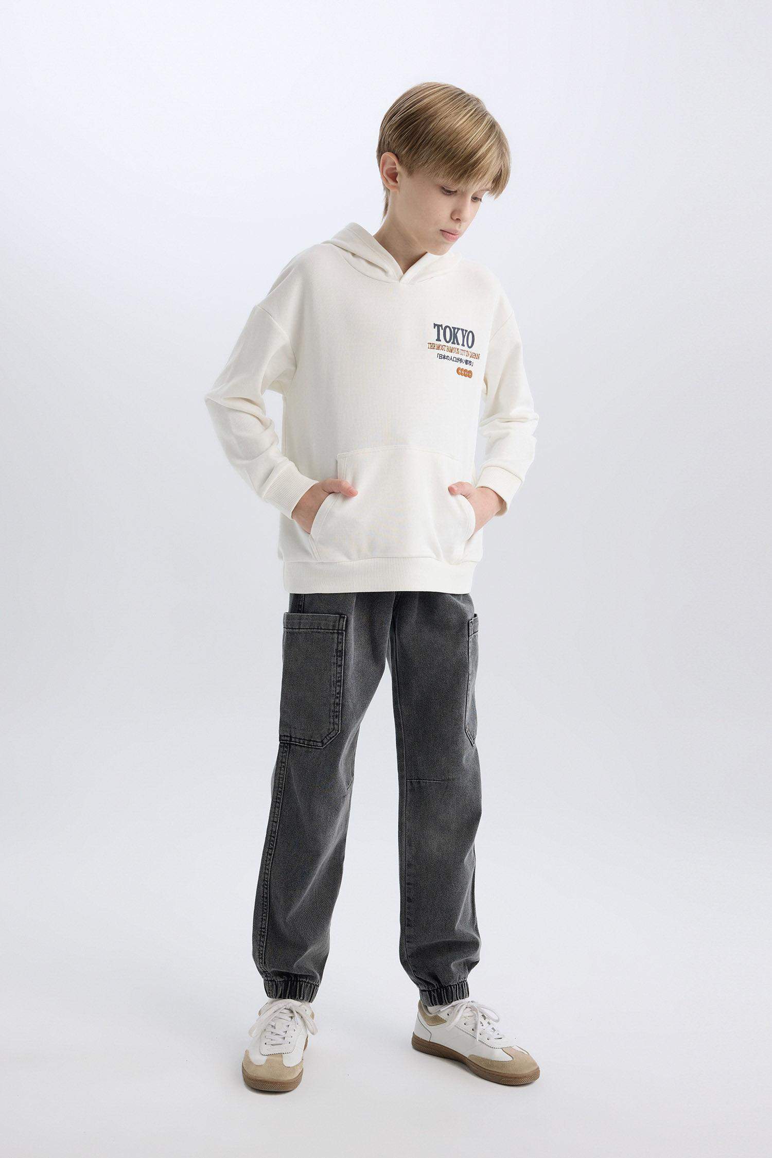 Erkek Çocuk Jogger Fit Jean Pantolon