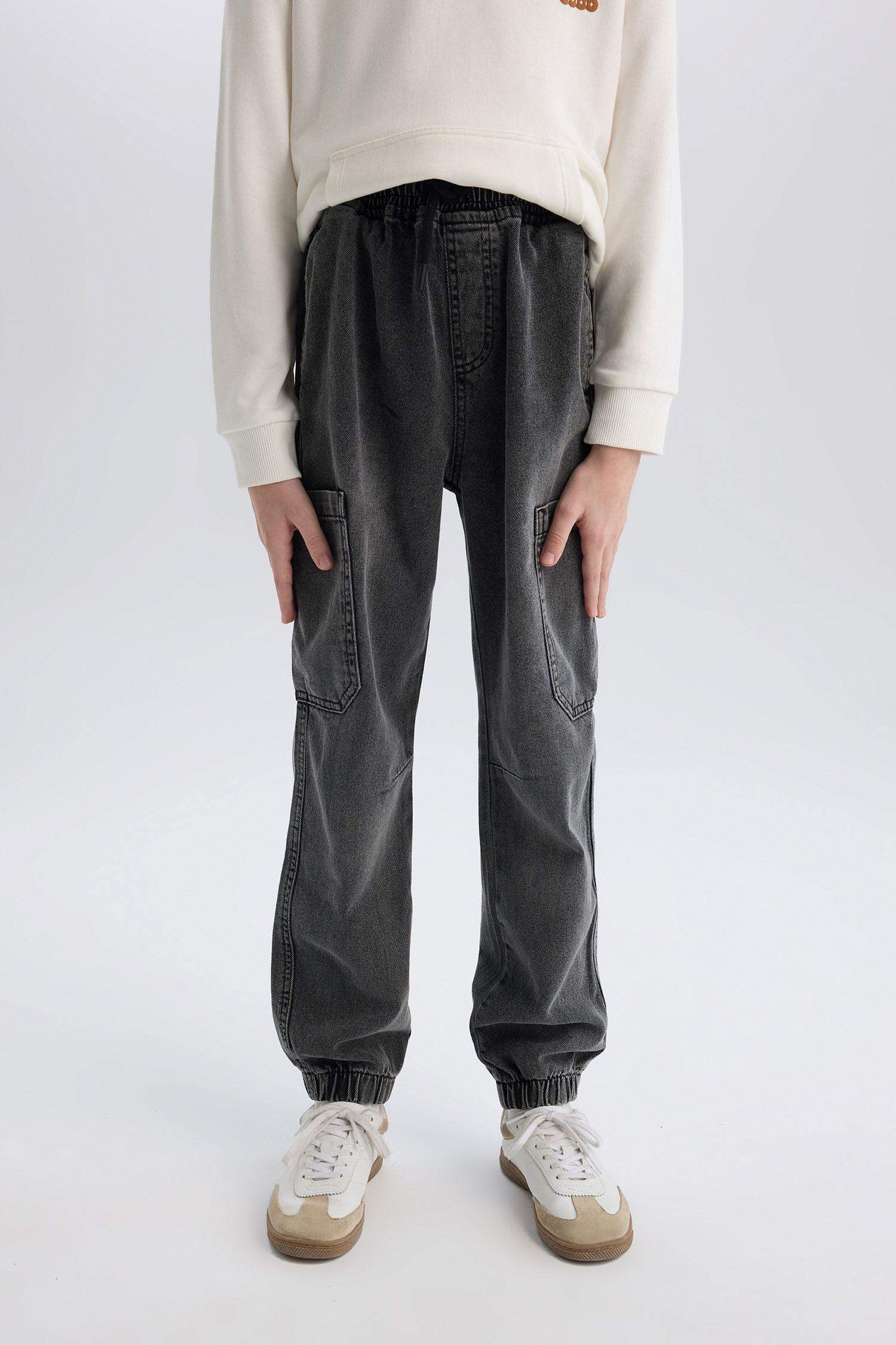 Erkek Çocuk Jogger Fit Jean Pantolon