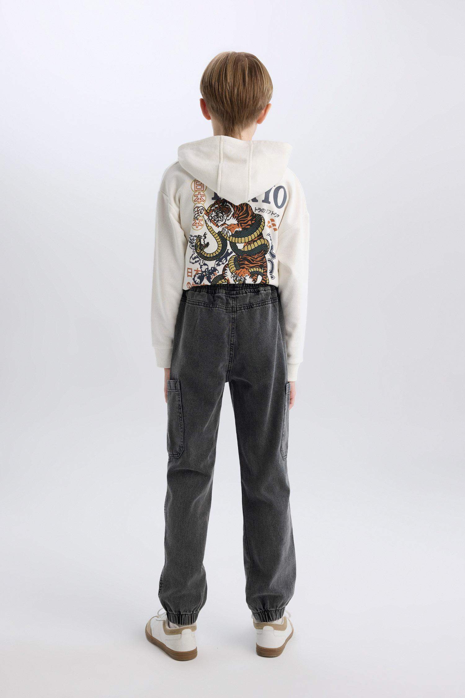 Erkek Çocuk Jogger Fit Jean Pantolon