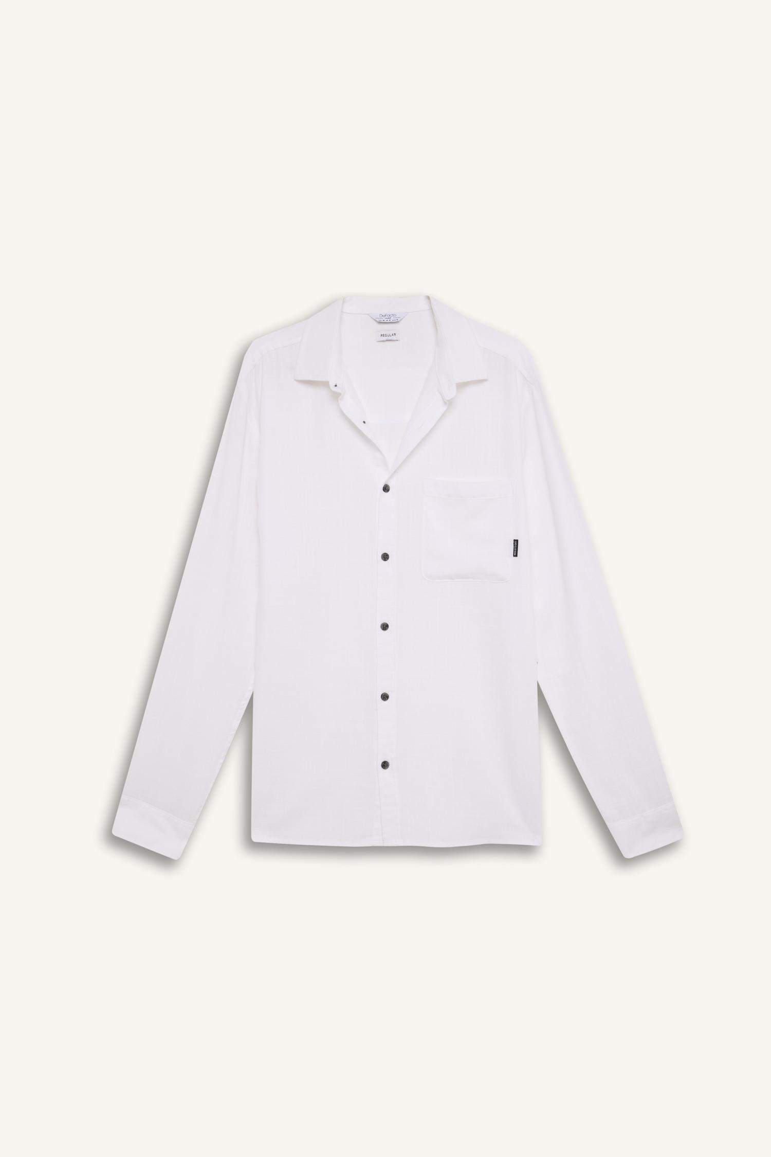 Regular Fit Cotton Long Sleeve Shirt