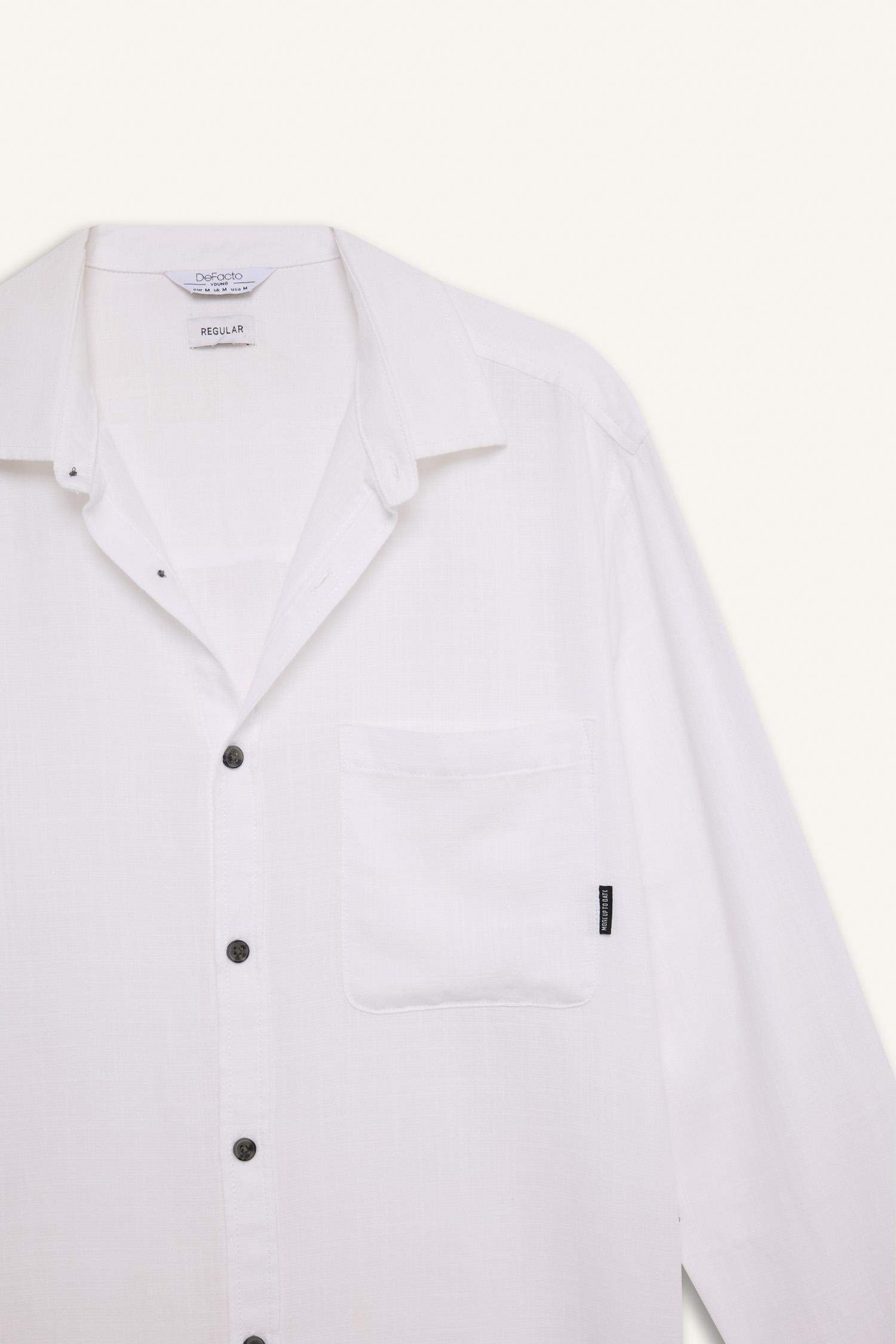 Regular Fit Cotton Long Sleeve Shirt