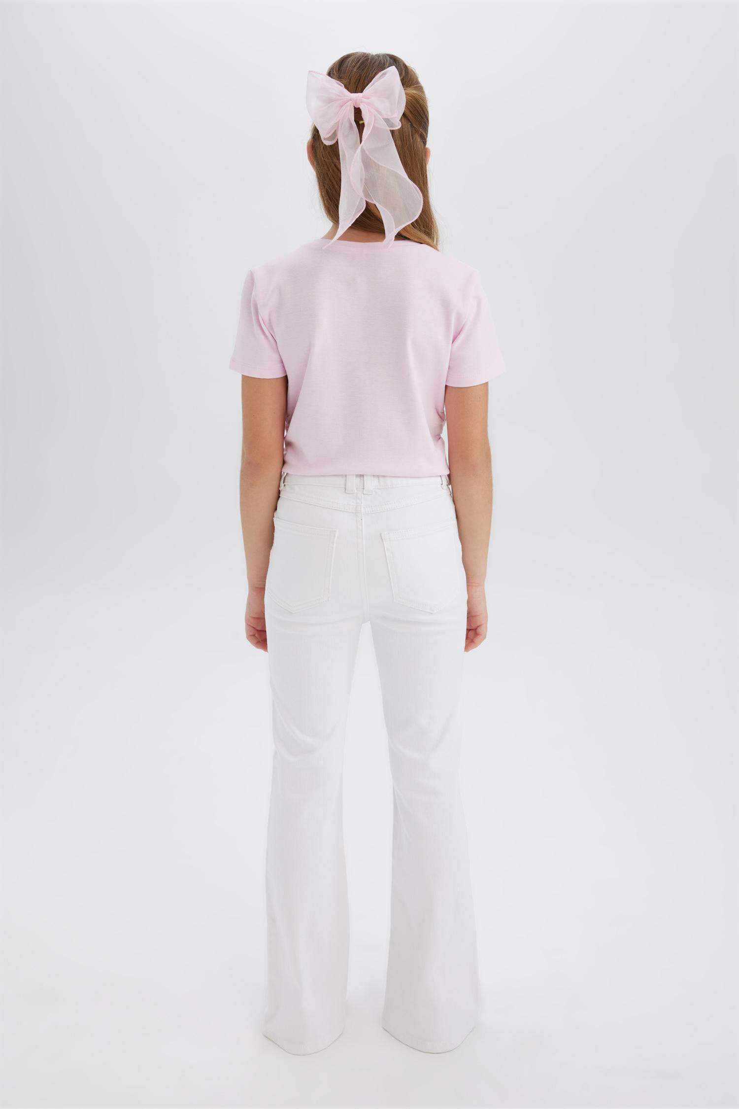 Pantalon Jean évasé pour fille