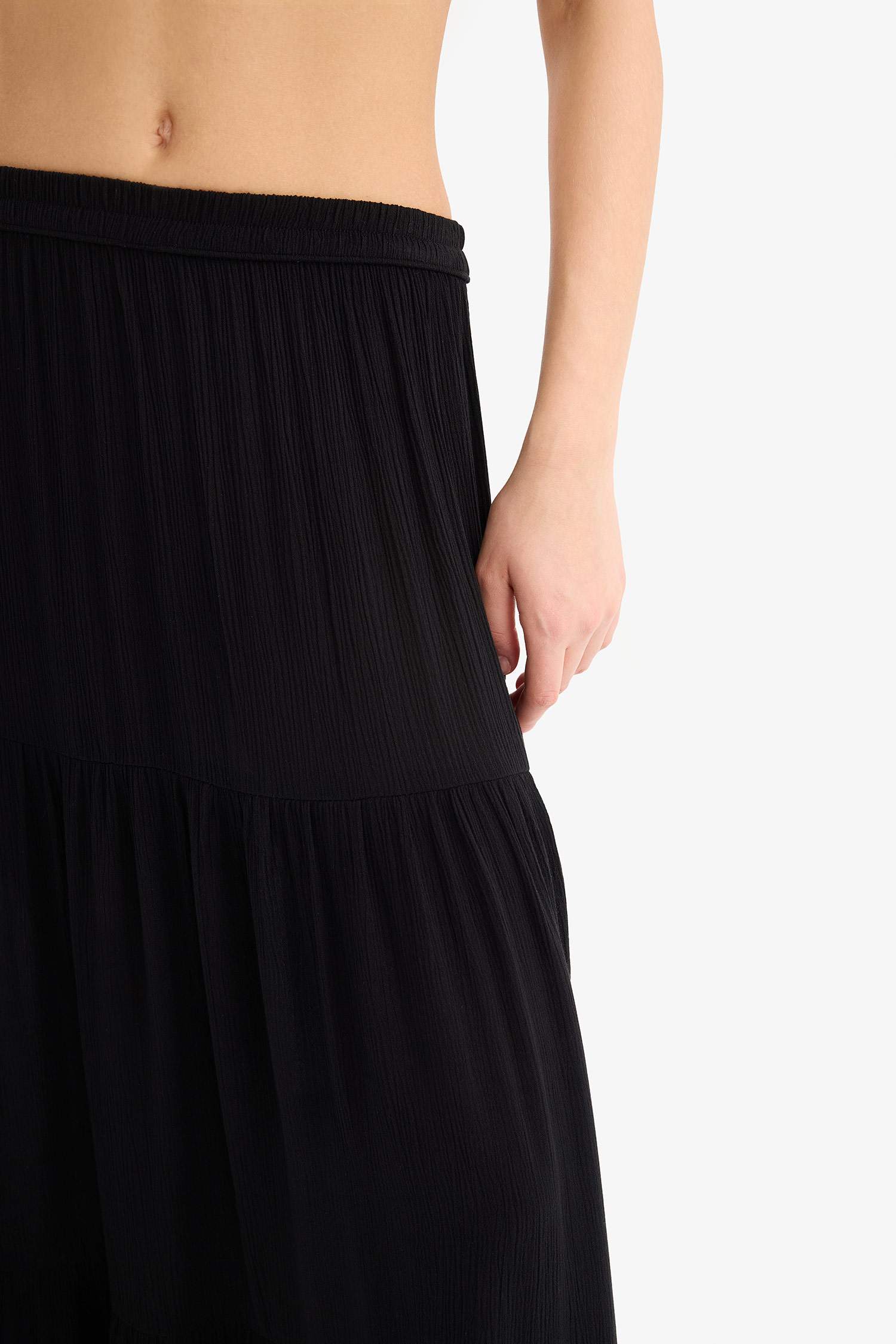 мақта астары максималды ұзындық Тоқылған юбка