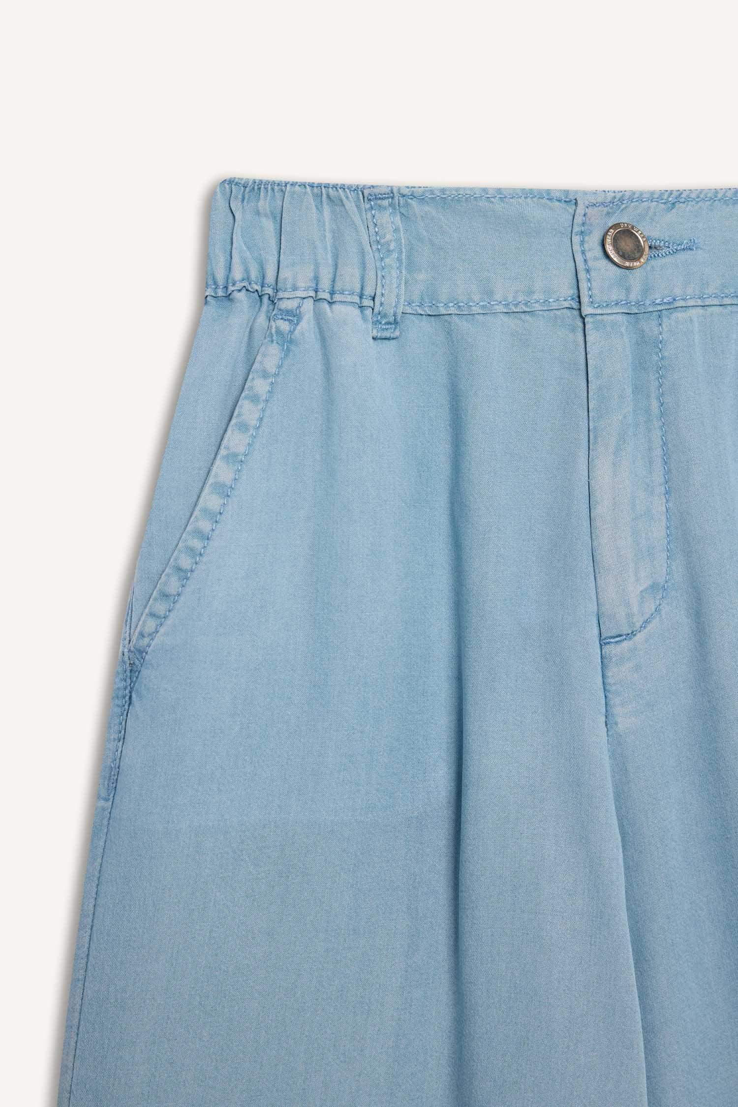 Қыздарға кең аяқ деним Шалбар