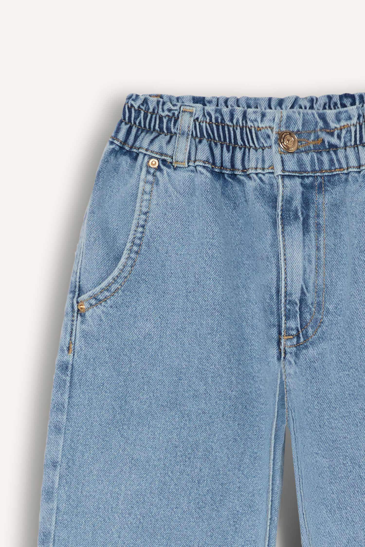 Қыздарға папербаг мақта Шалбар