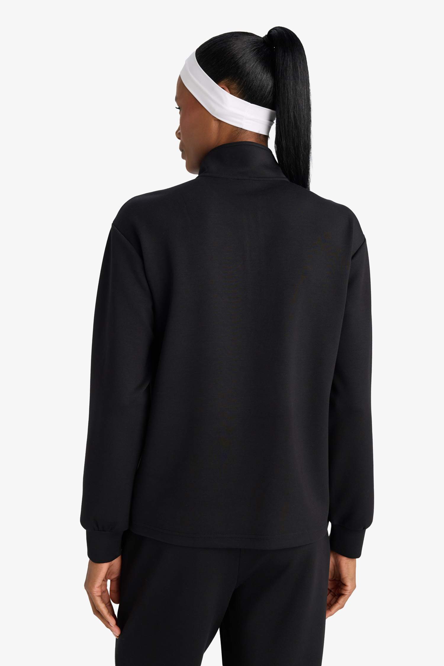 سويت شيرت اوفر سايز بنصف سحاب