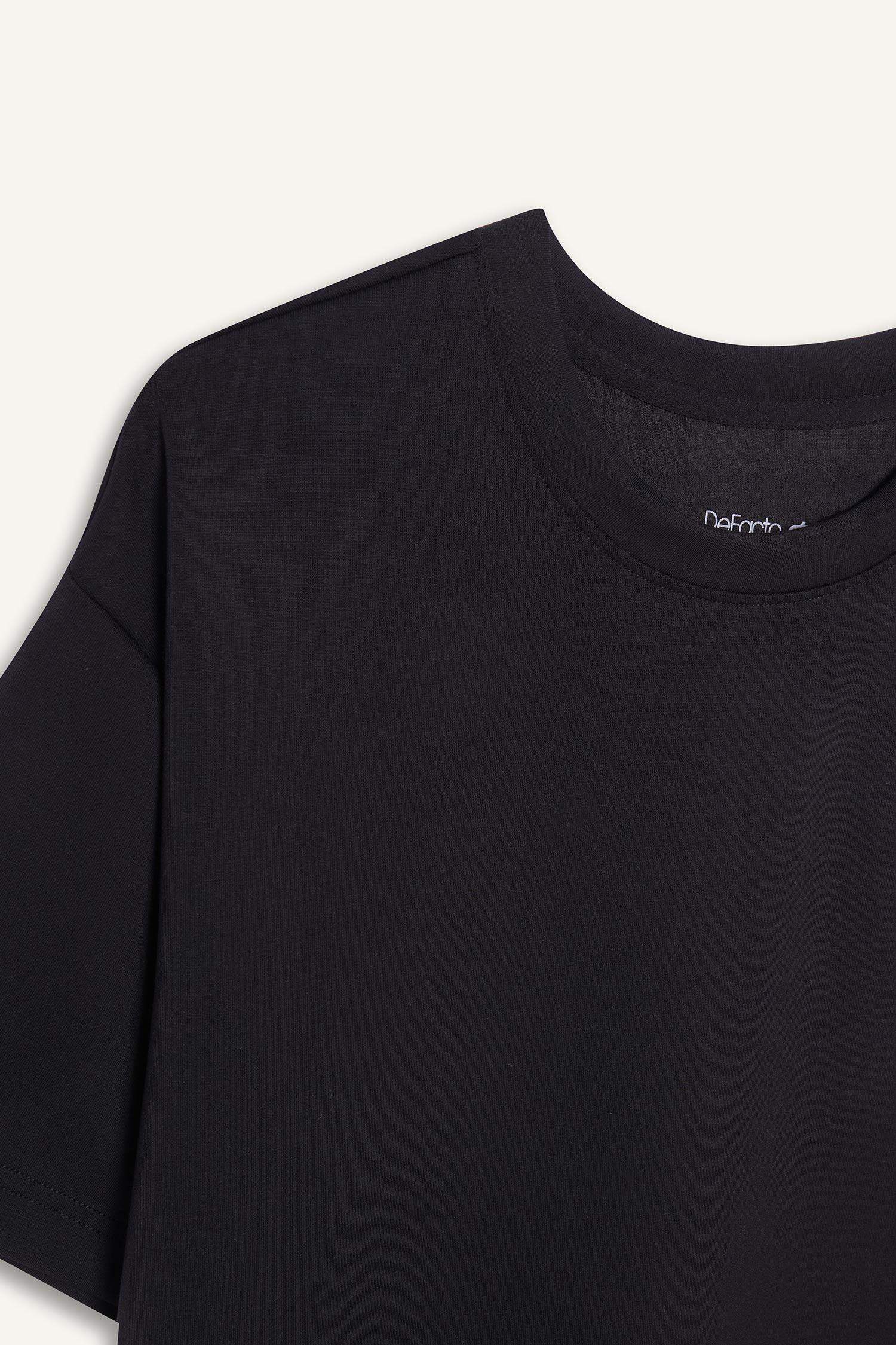 DeFactoFit Oversize Fit Sports Modal T-Shirt