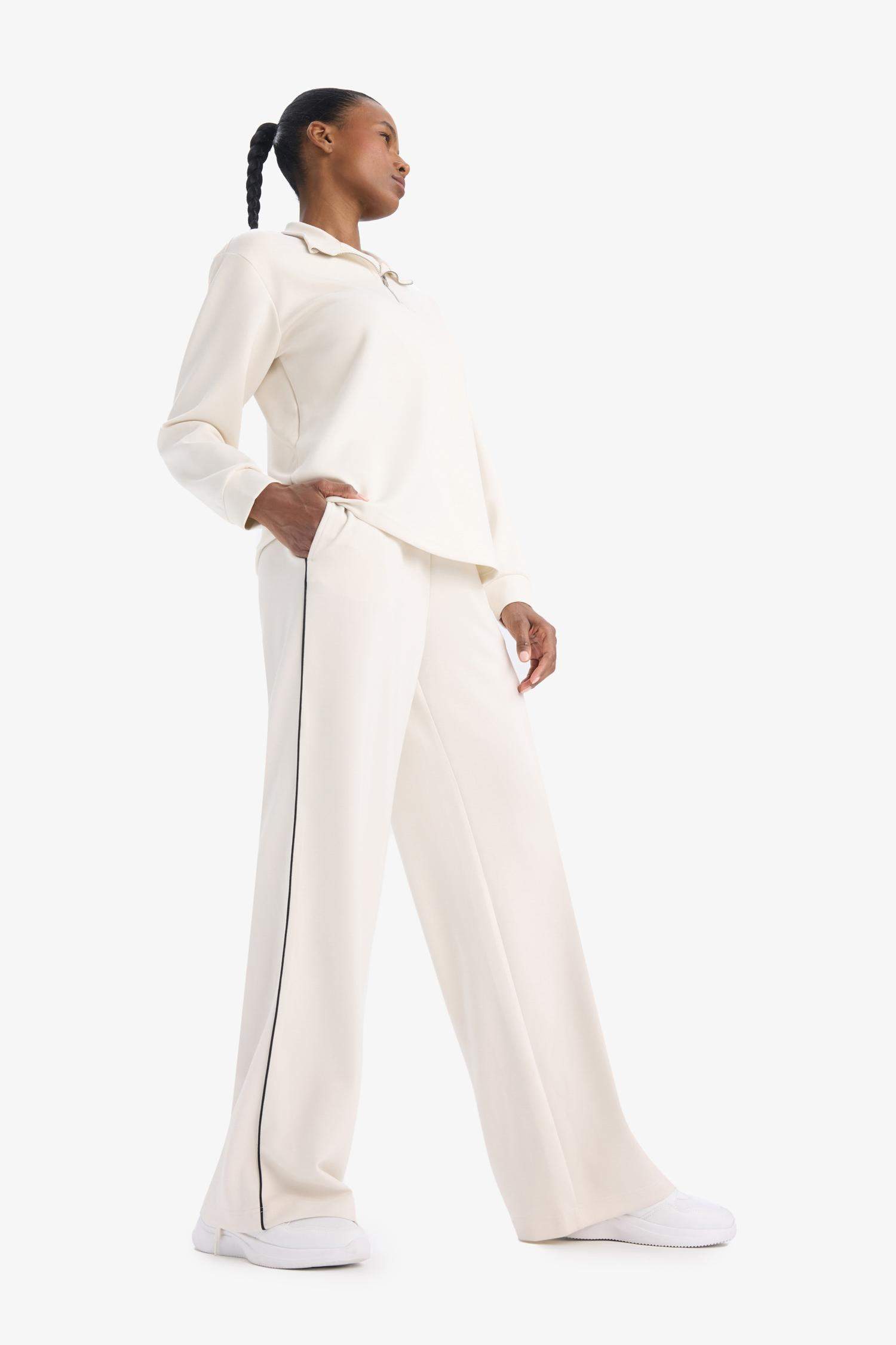DeFactoFit Wide Leg Standard Length Modal Sports Trousers