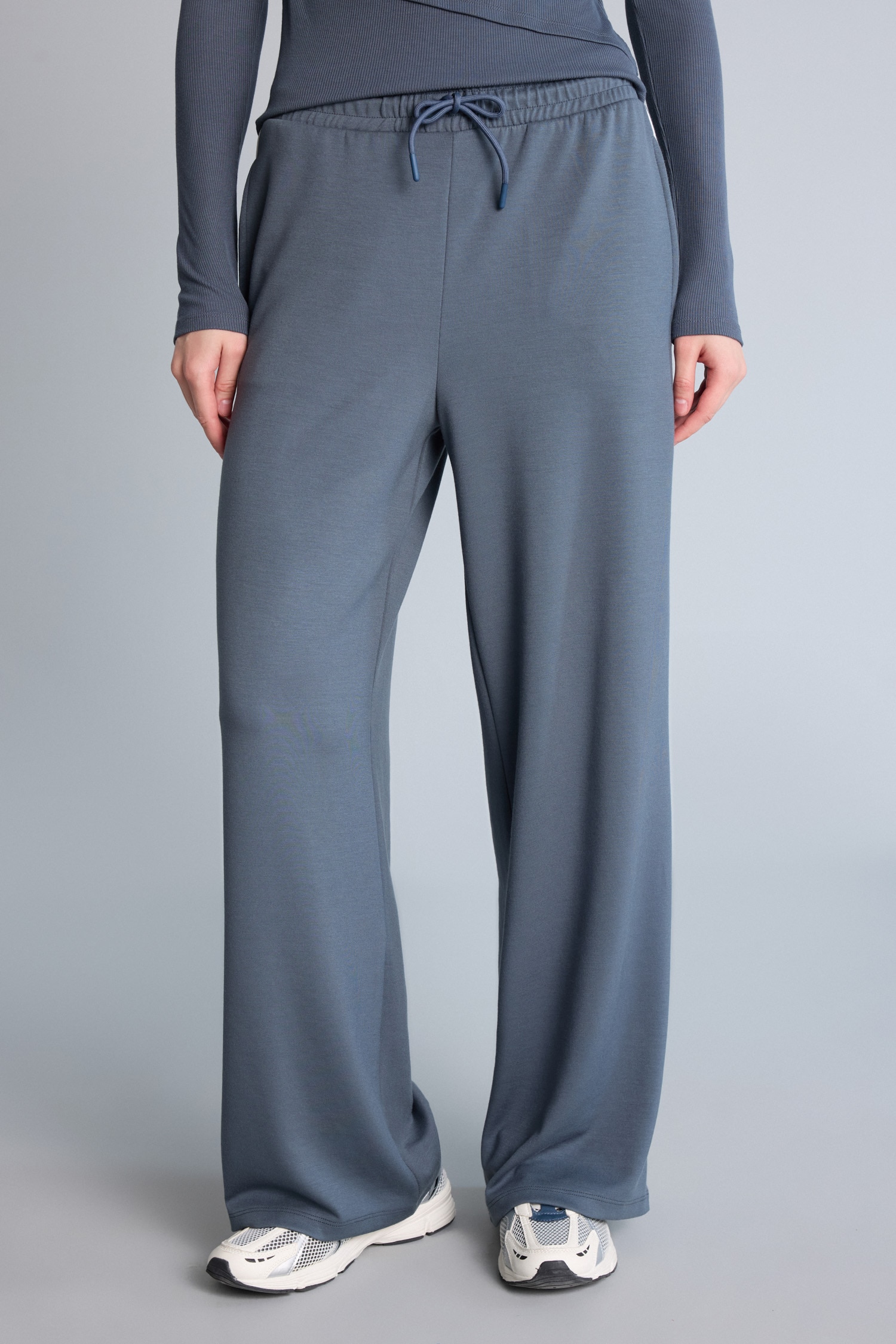 DeFacto Ultra Yumuşak Wide Leg Modal Sporcu Pantolon görsel 3