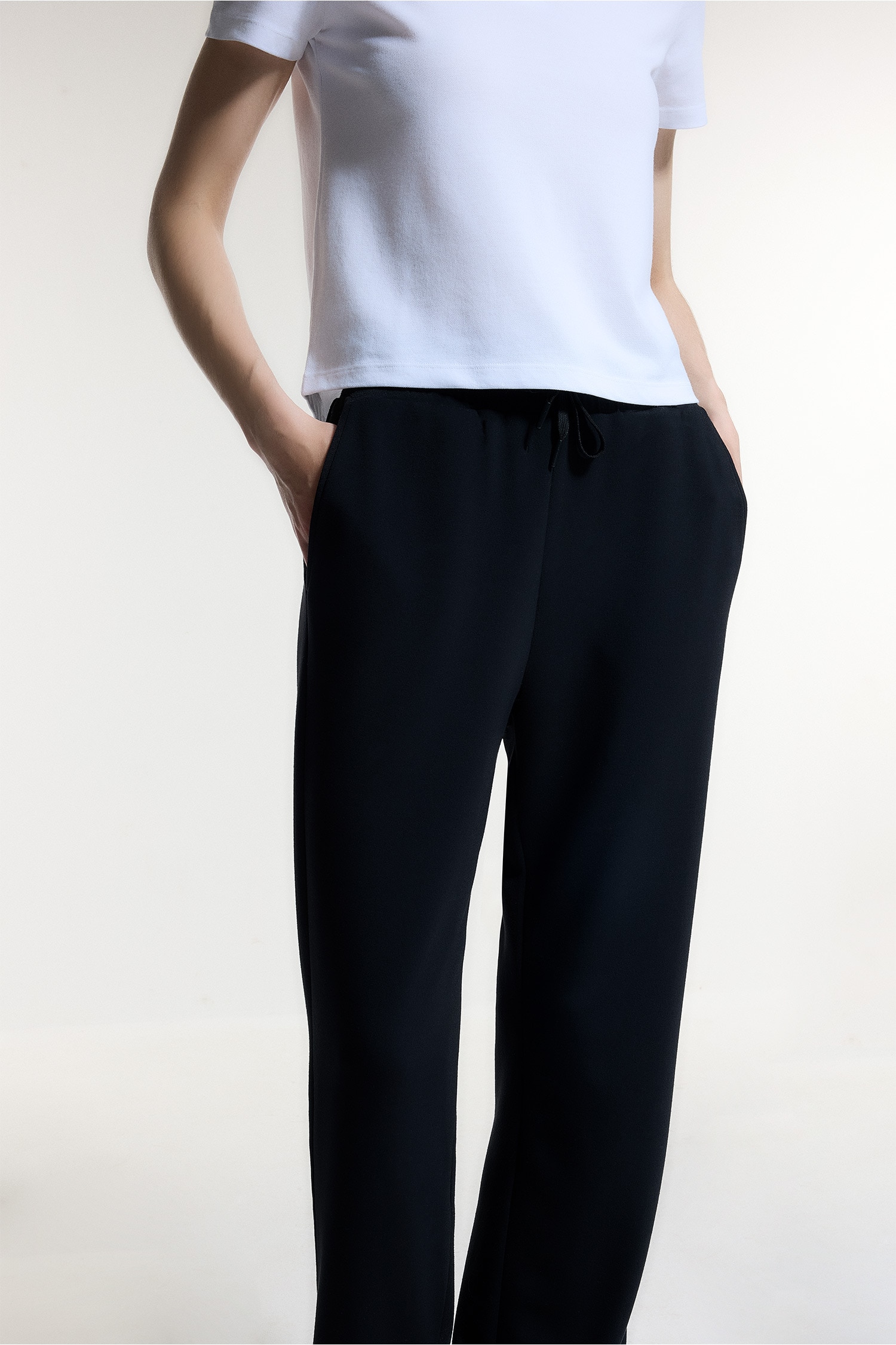 DeFacto Ultra Yumuşak Straight Fit Standart Boy Modal Soft Touch Pantolon görsel 4