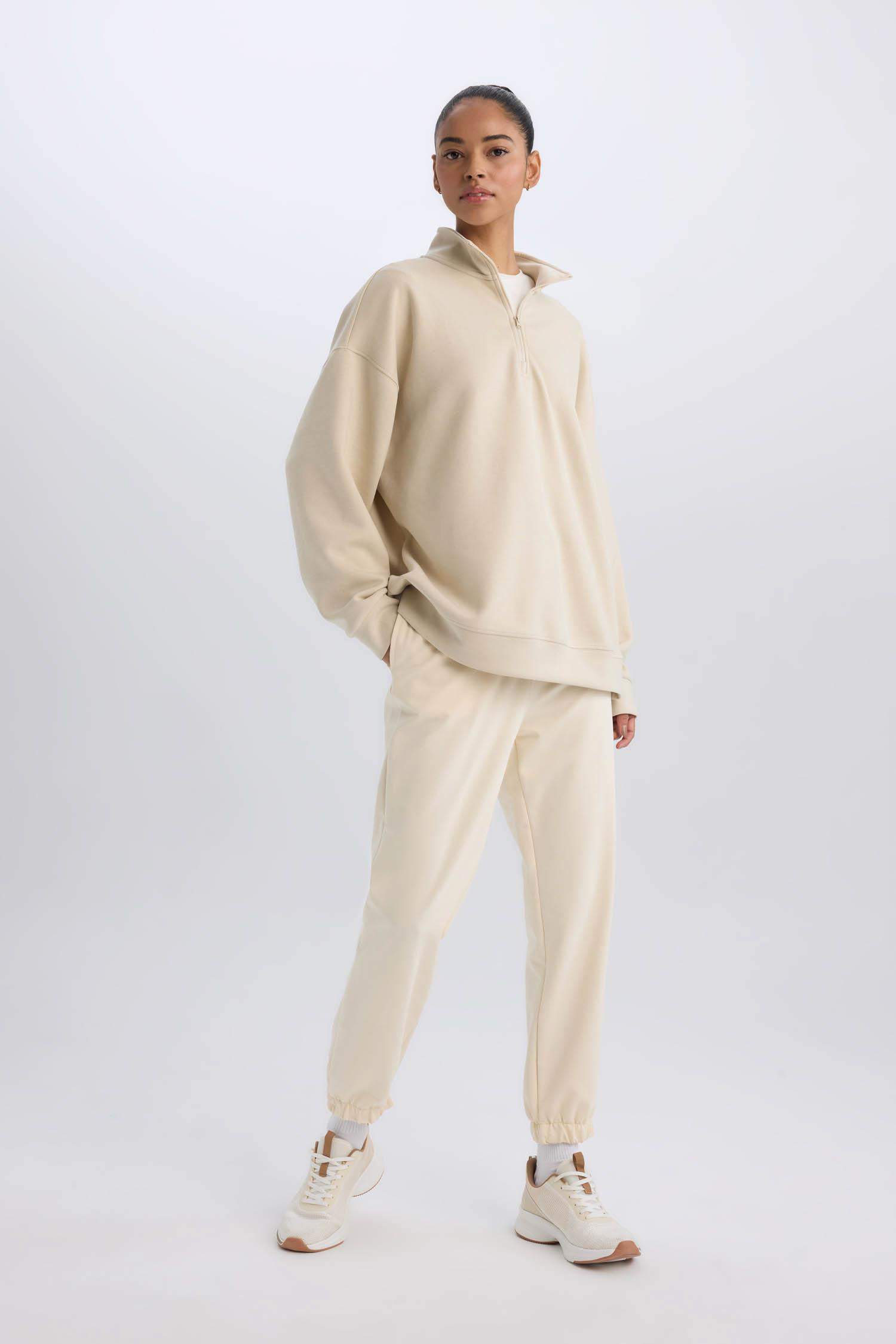 Standart Fit Cepli Sporcu Jogger Paça Eşofman Altı