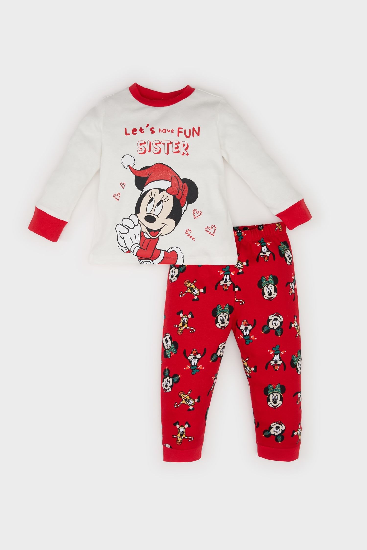 Ensemble Pyjama de Noël Disney Mickey & Minnie pour bébé fille