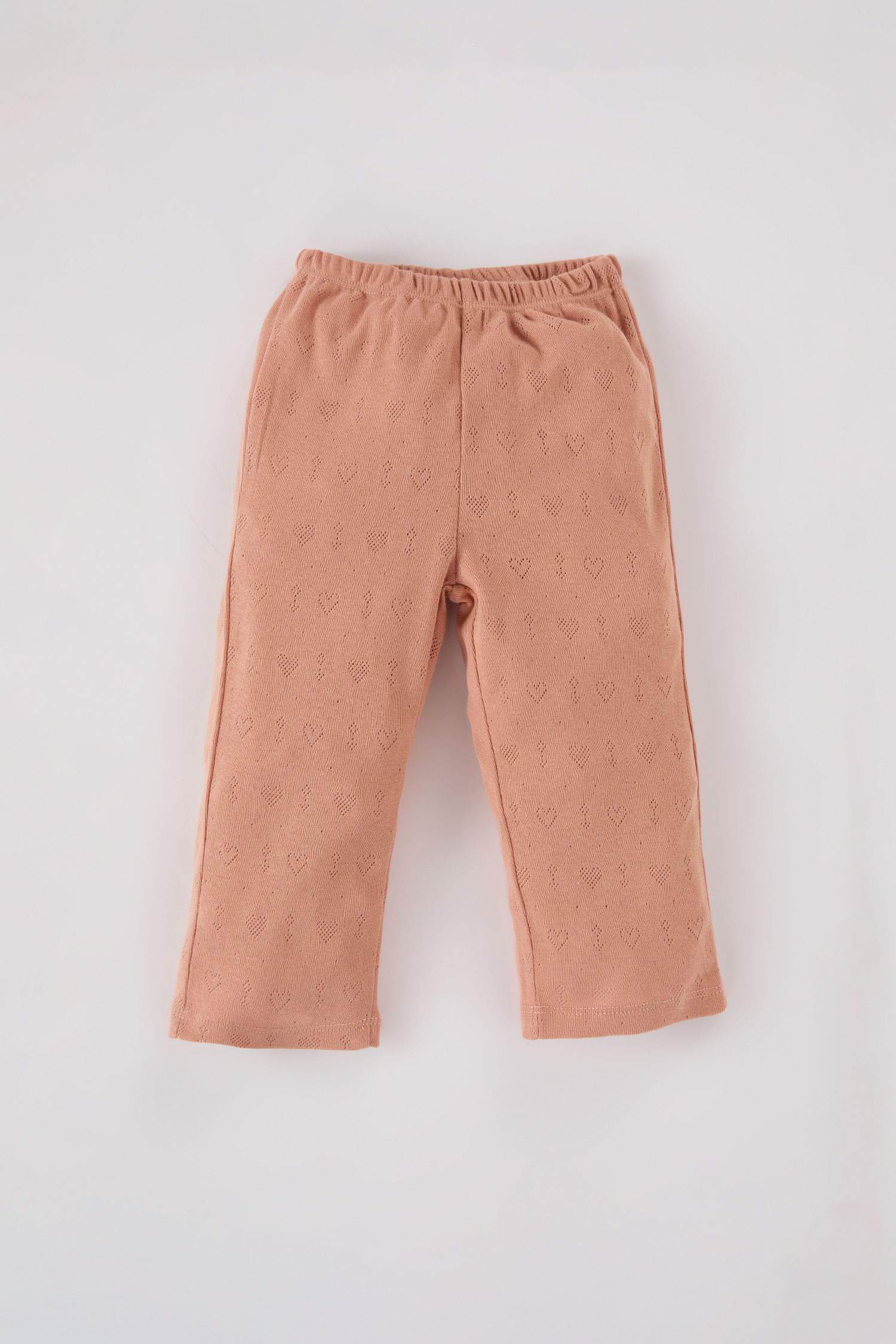 Baby Girl Long Sleeve Rib Top Bottom 2 Piece Pajama Set