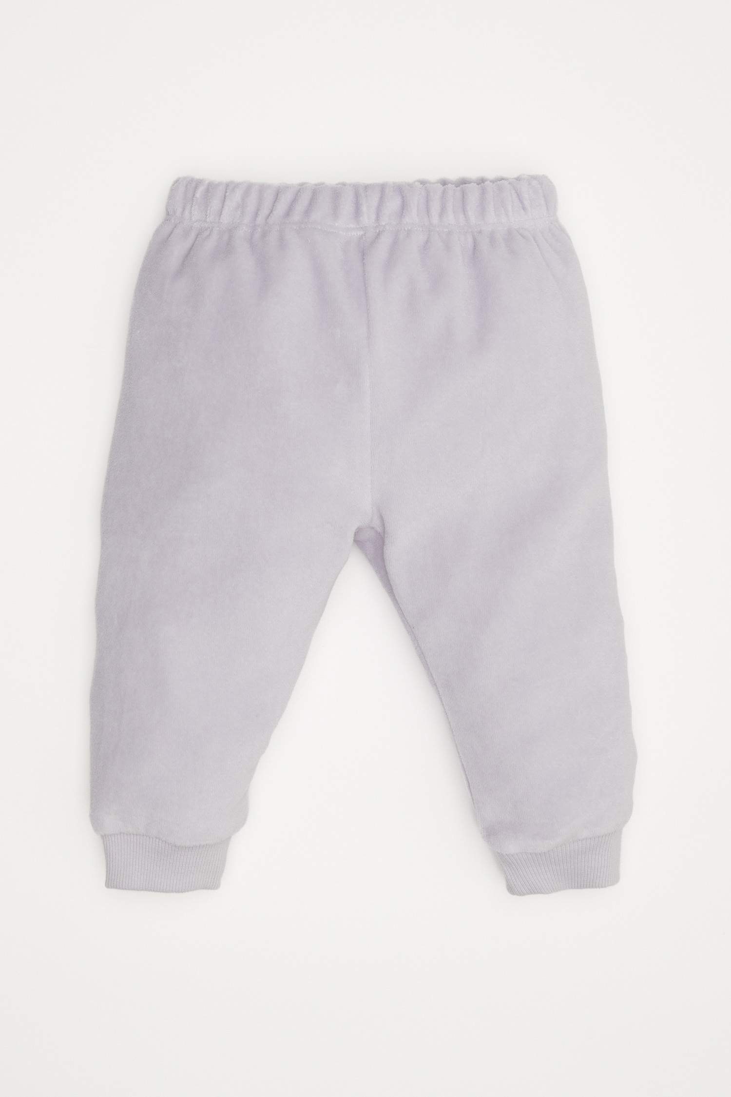 Kız Bebek Pijama Takımı Yılbaşı Temalı Uzun Kollu Velur Üst Beli Lastikli Uzun Alt