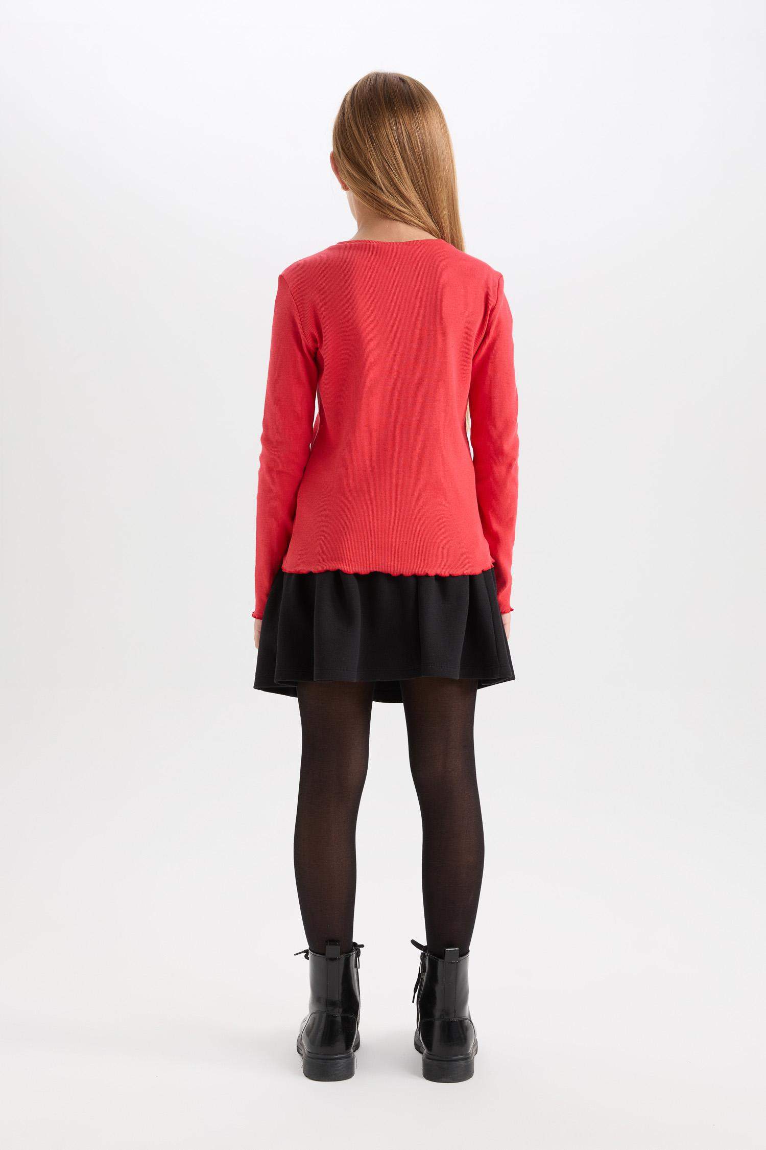 Girl Regular Fit Knitted Skirt