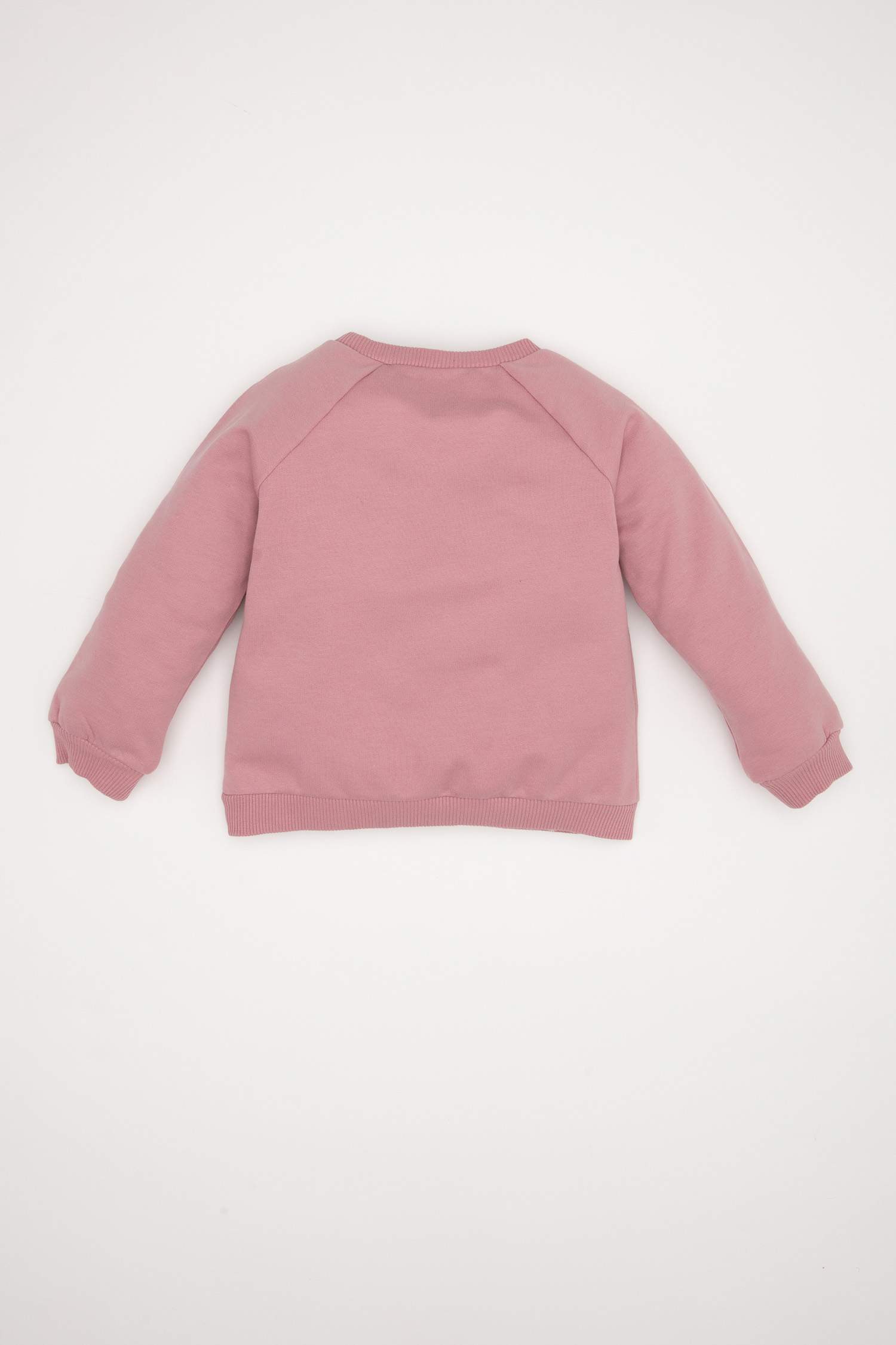 Baby Girl Regular Fit Animal Printed Soft Furry Thin Sweatshirt