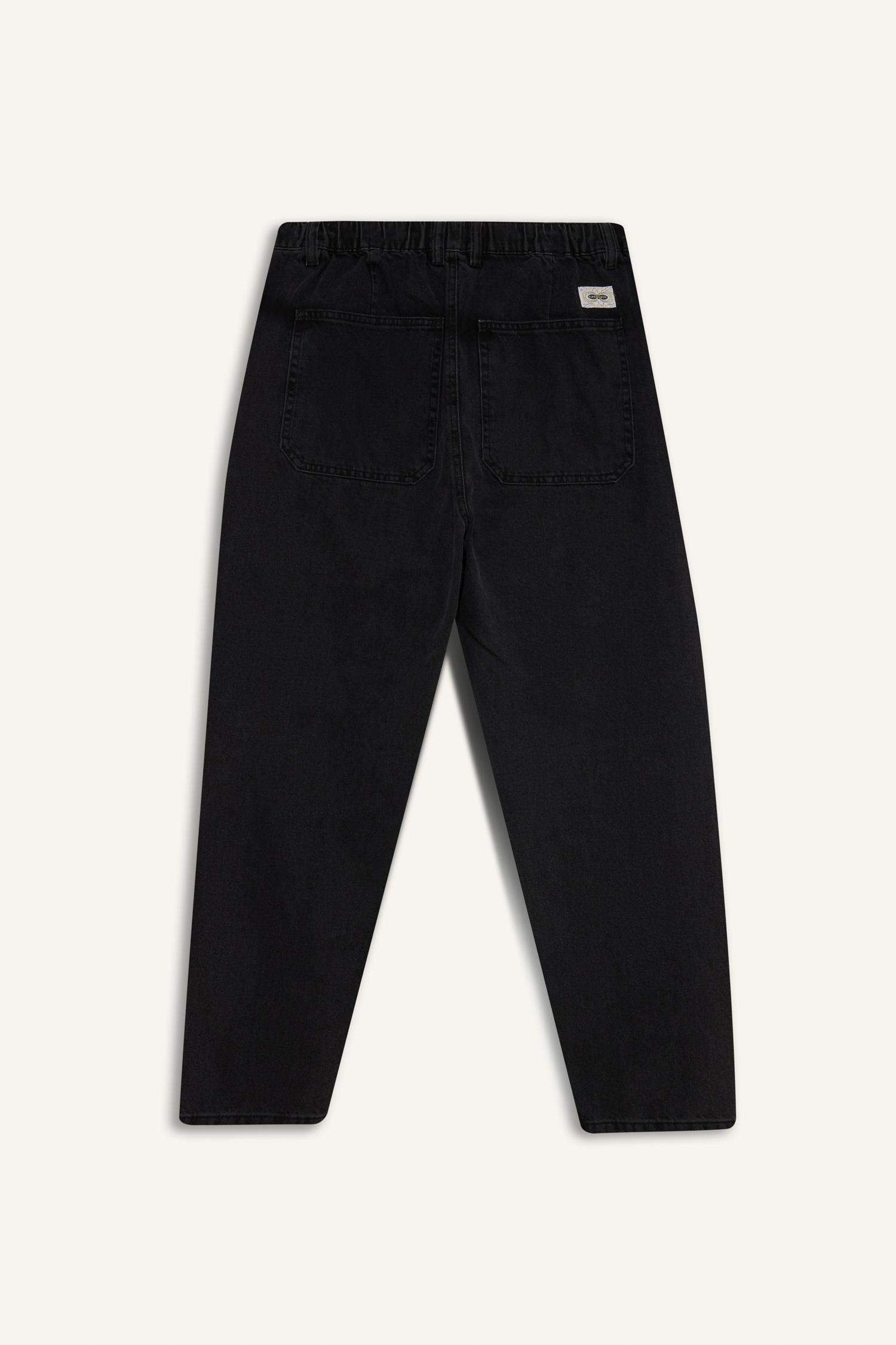 Relaxed Slouchy Fit Wide Leg Jeans