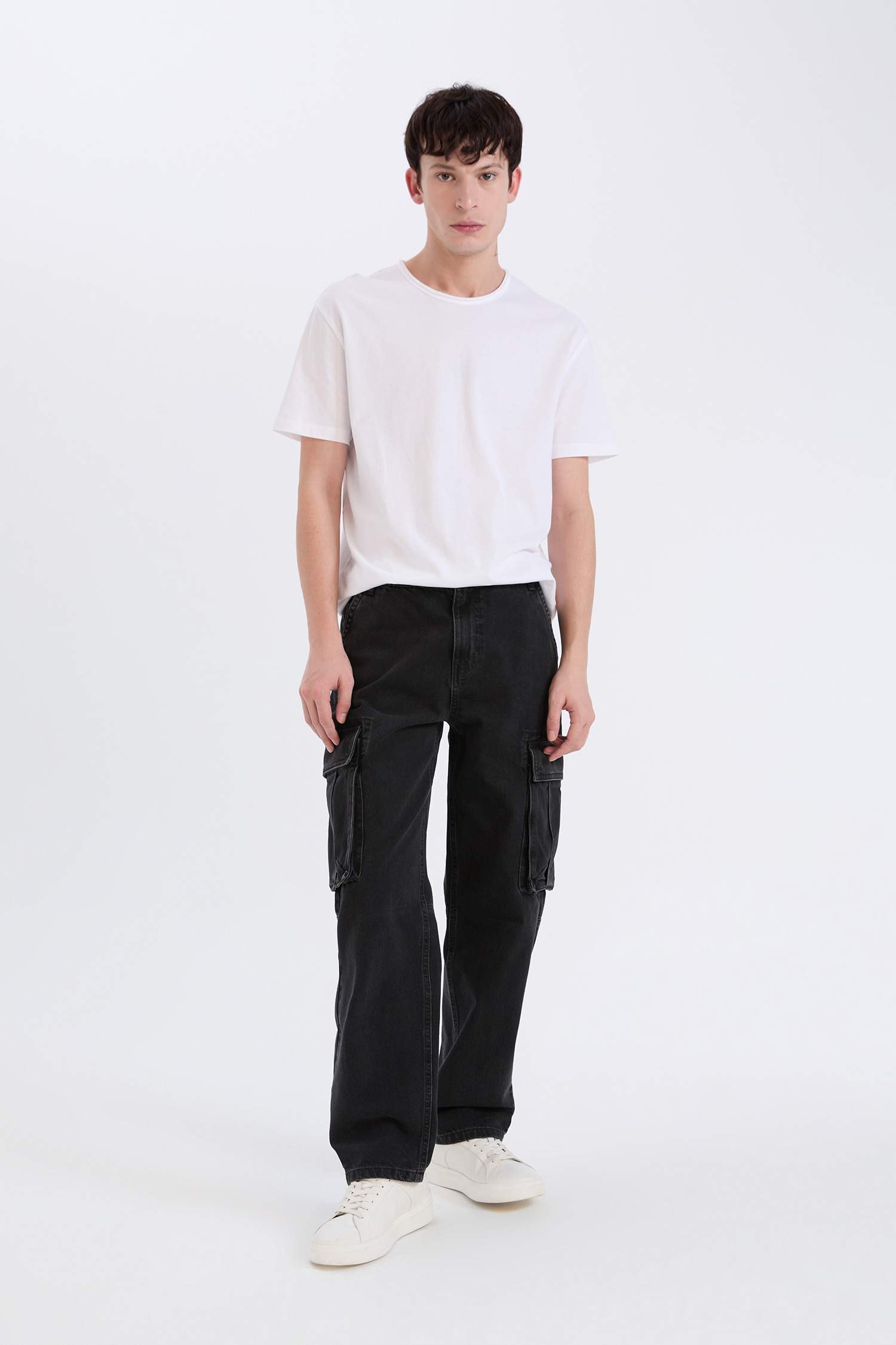 релакс пішімі деним кең етек Шалбар