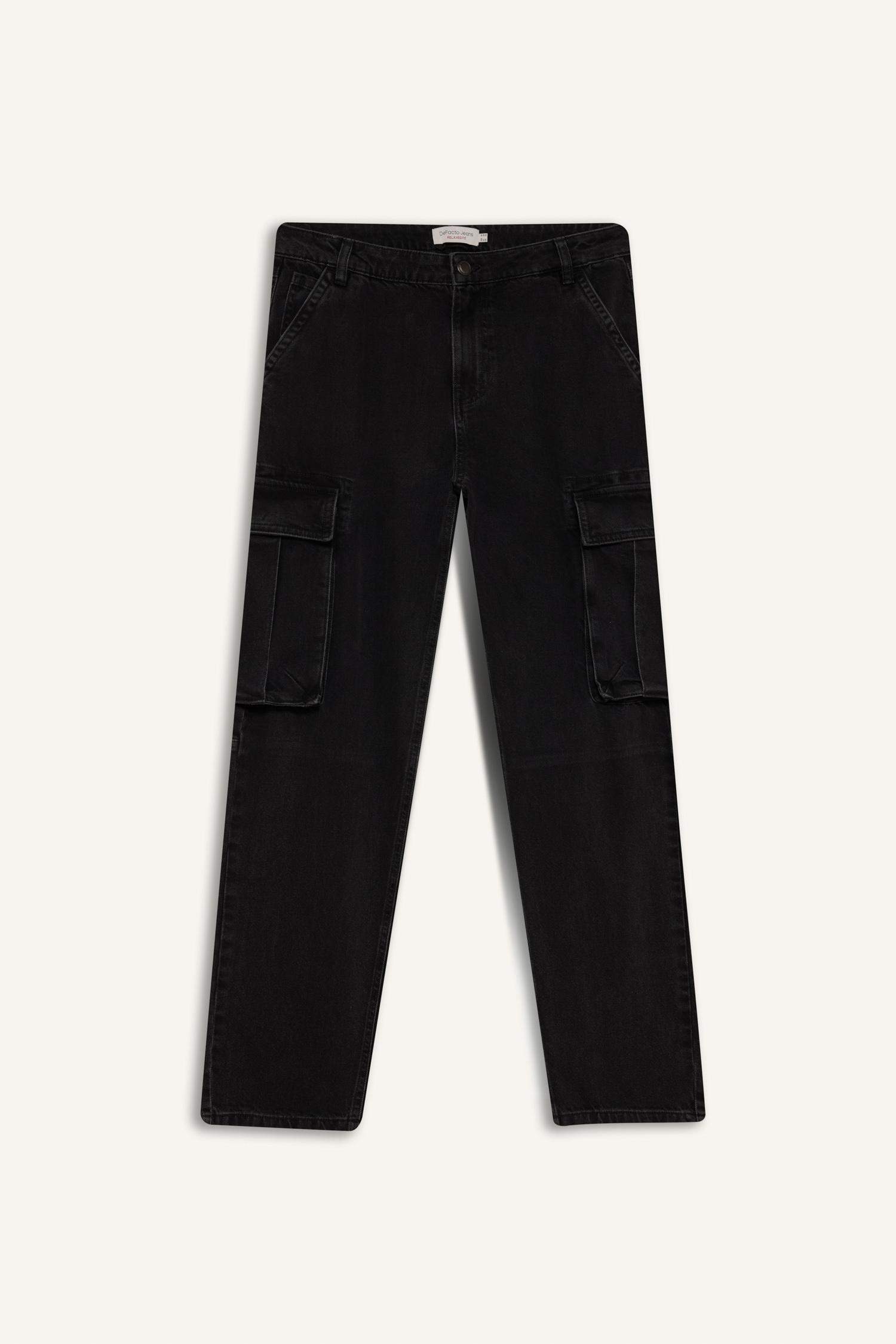 релакс пішімі деним кең етек Шалбар